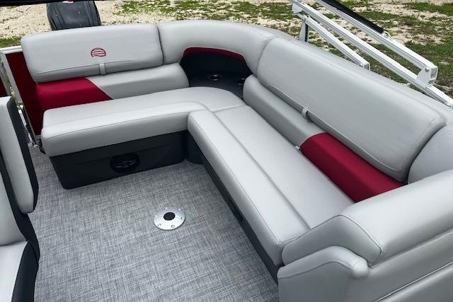 2026 Sun Tracker Party Barge 20 DLX with spacious, comfortable seating and modern design.