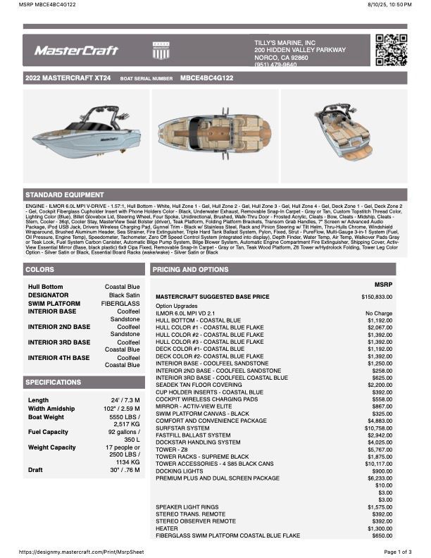 2022 MasterCraft XT24 - 6