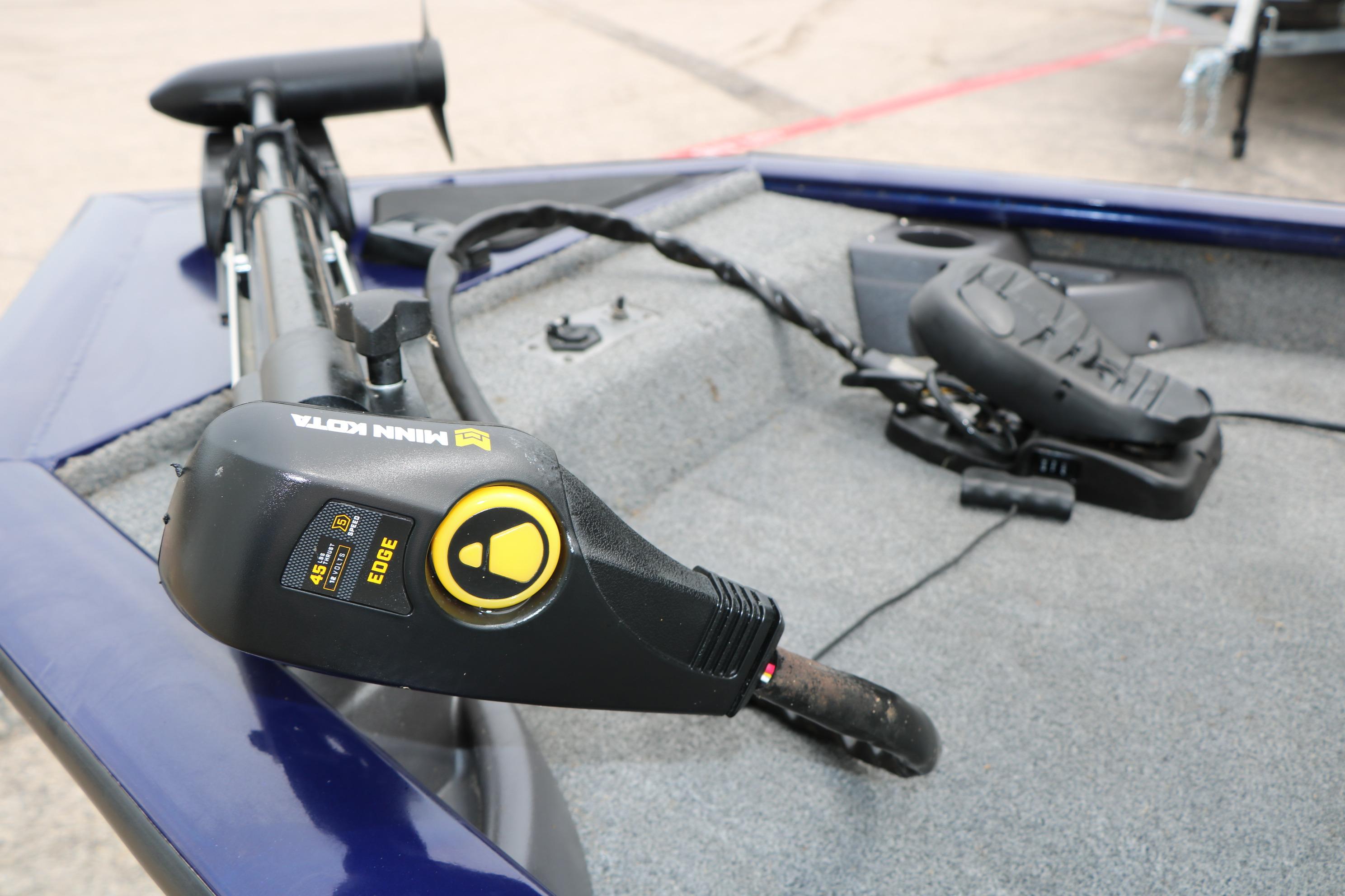 2022 Tracker Pro Team 175 TF boat with Minn Kota trolling motor.