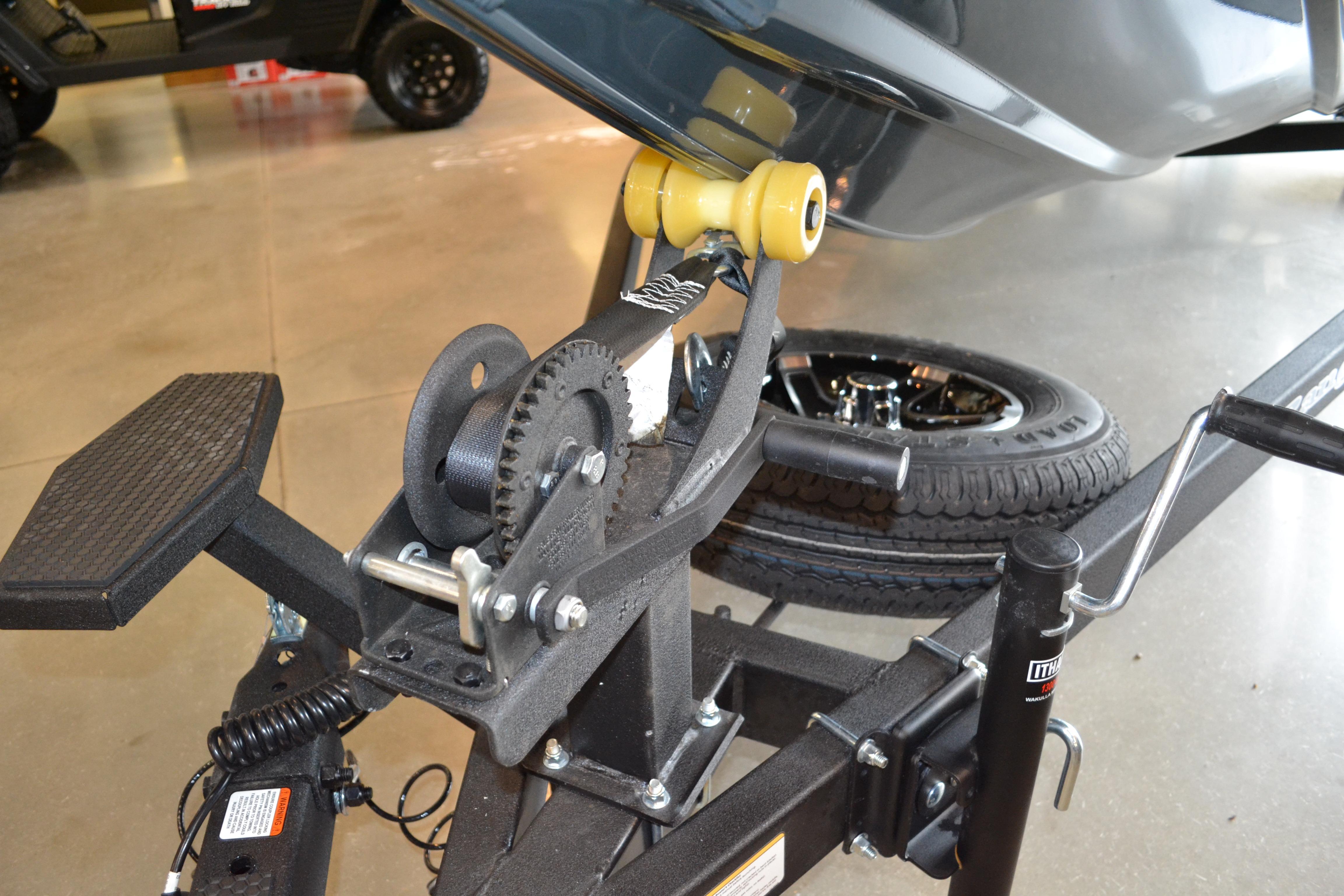 Trailer hitch and winch system of 2026 Ranger RT178C boat.