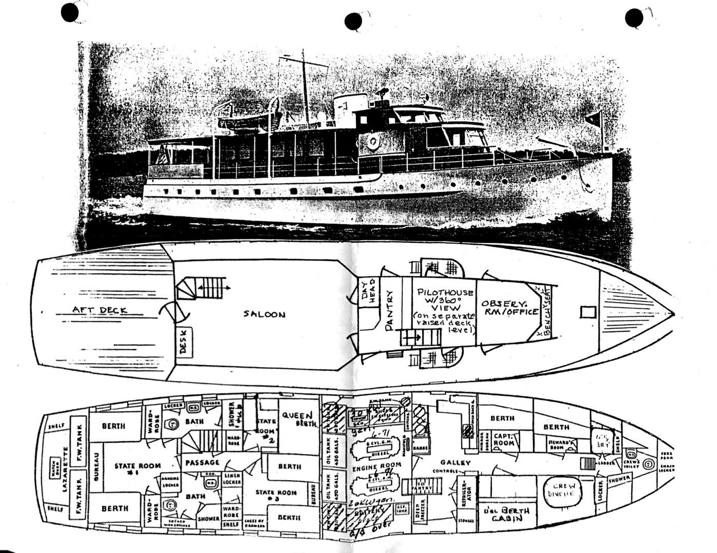 1947 Trumpy Raised Pilot House - Image 9