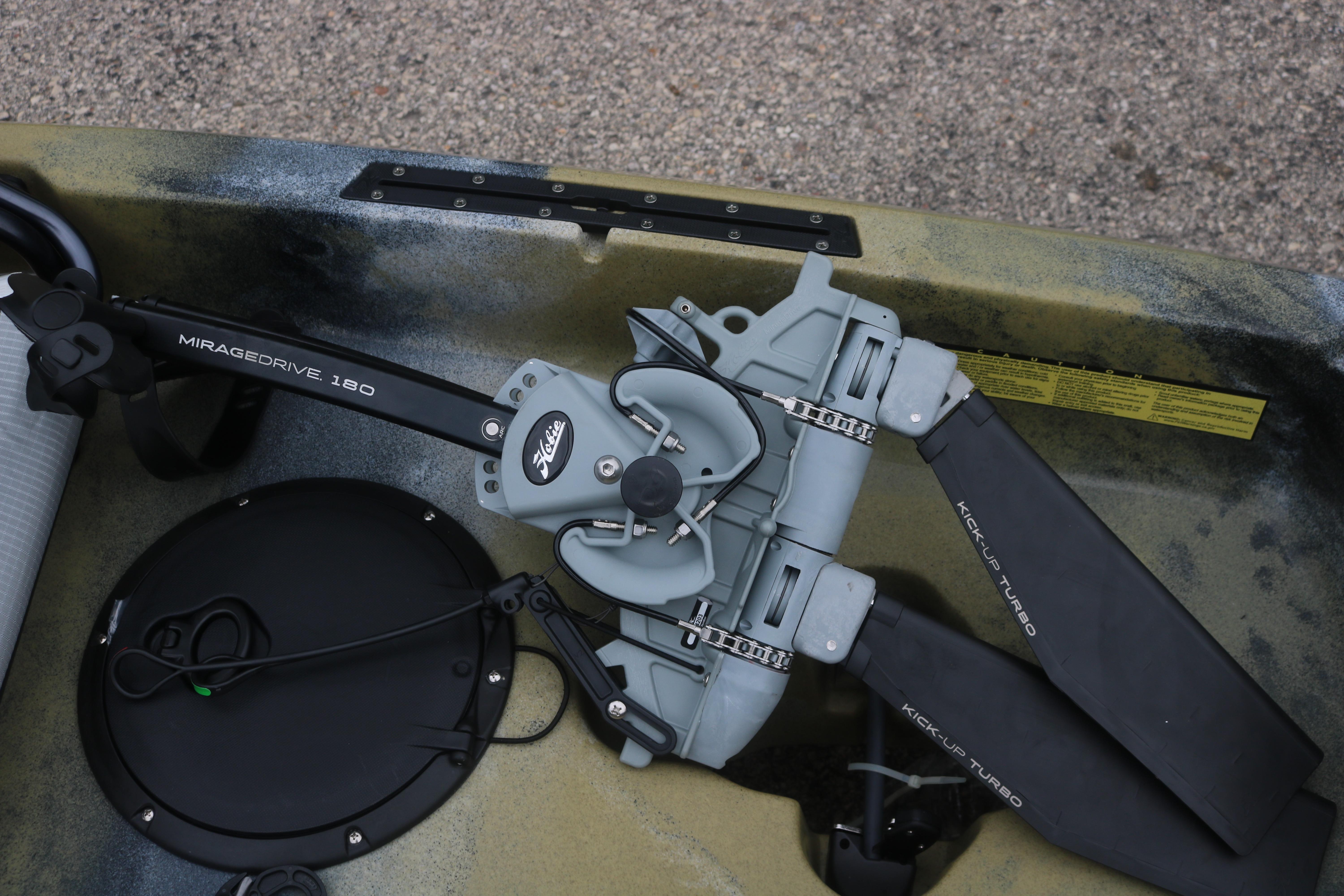 2023 Hobie Mirage Compass kayak with MirageDrive 180 pedal system.