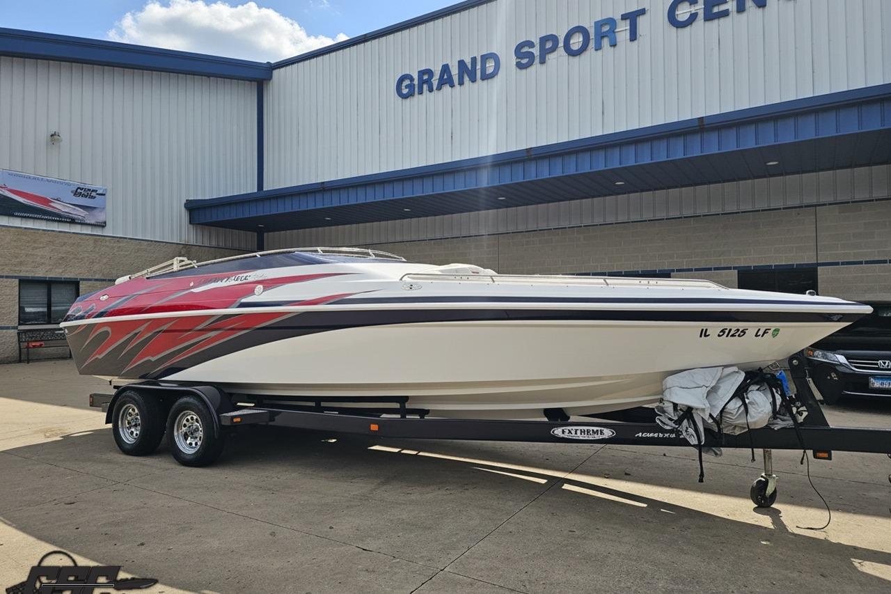 2019 Advantage 25 Citation Bowrider boat on trailer at Grand Sport Center.