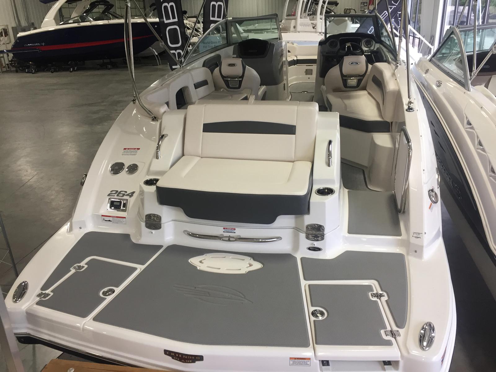 2019 Chaparral 264 Sunesta boat in showroom.