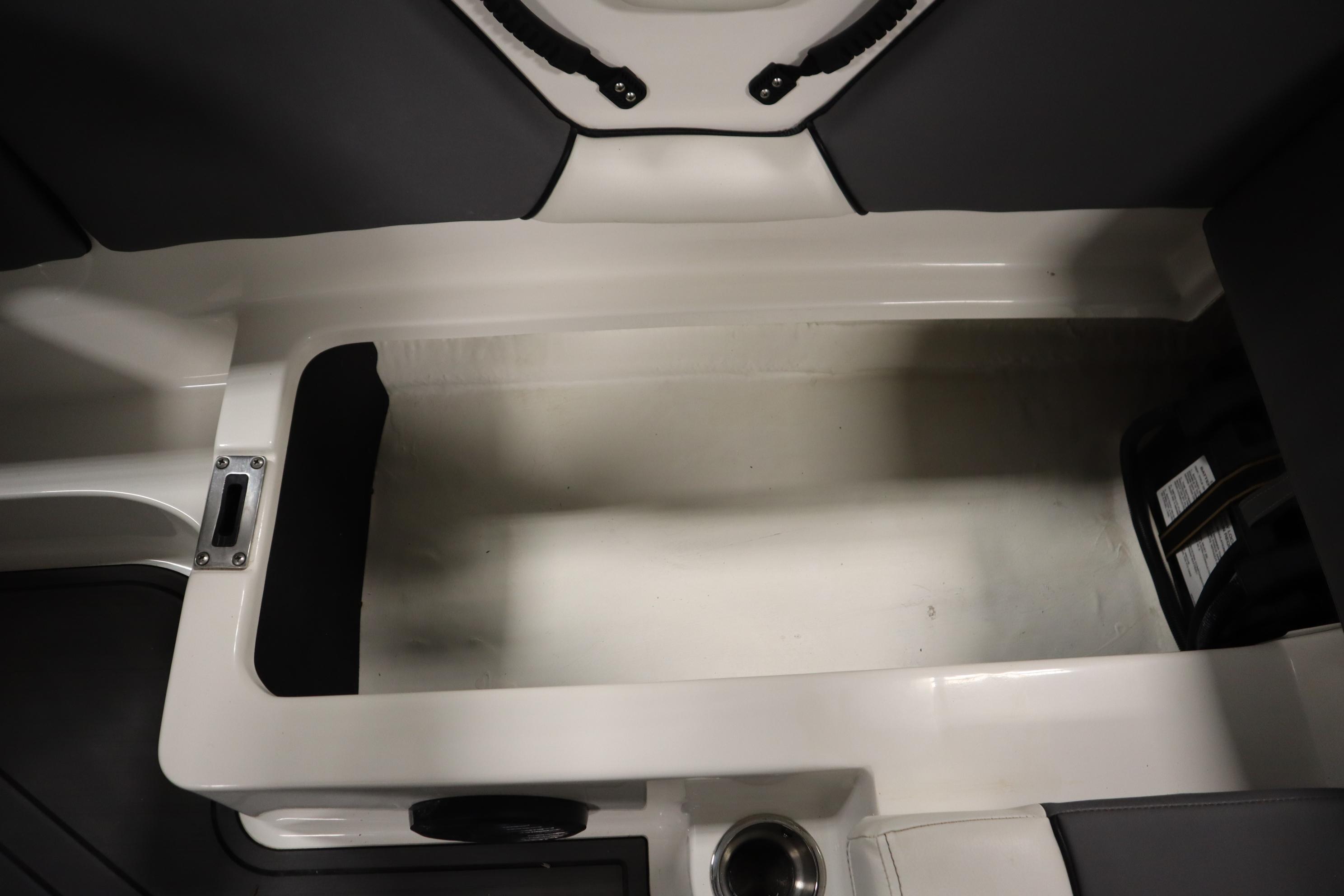 2023 Heyday WT Surf boat interior storage compartment, featuring sleek design and durable materials.