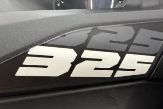 2024 Sea-Doo RXP-X 325 logo on a sleek black surface.