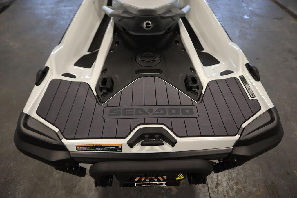 2026 Sea-Doo GTX Limited 325 rear deck, showcasing sleek design and branding.