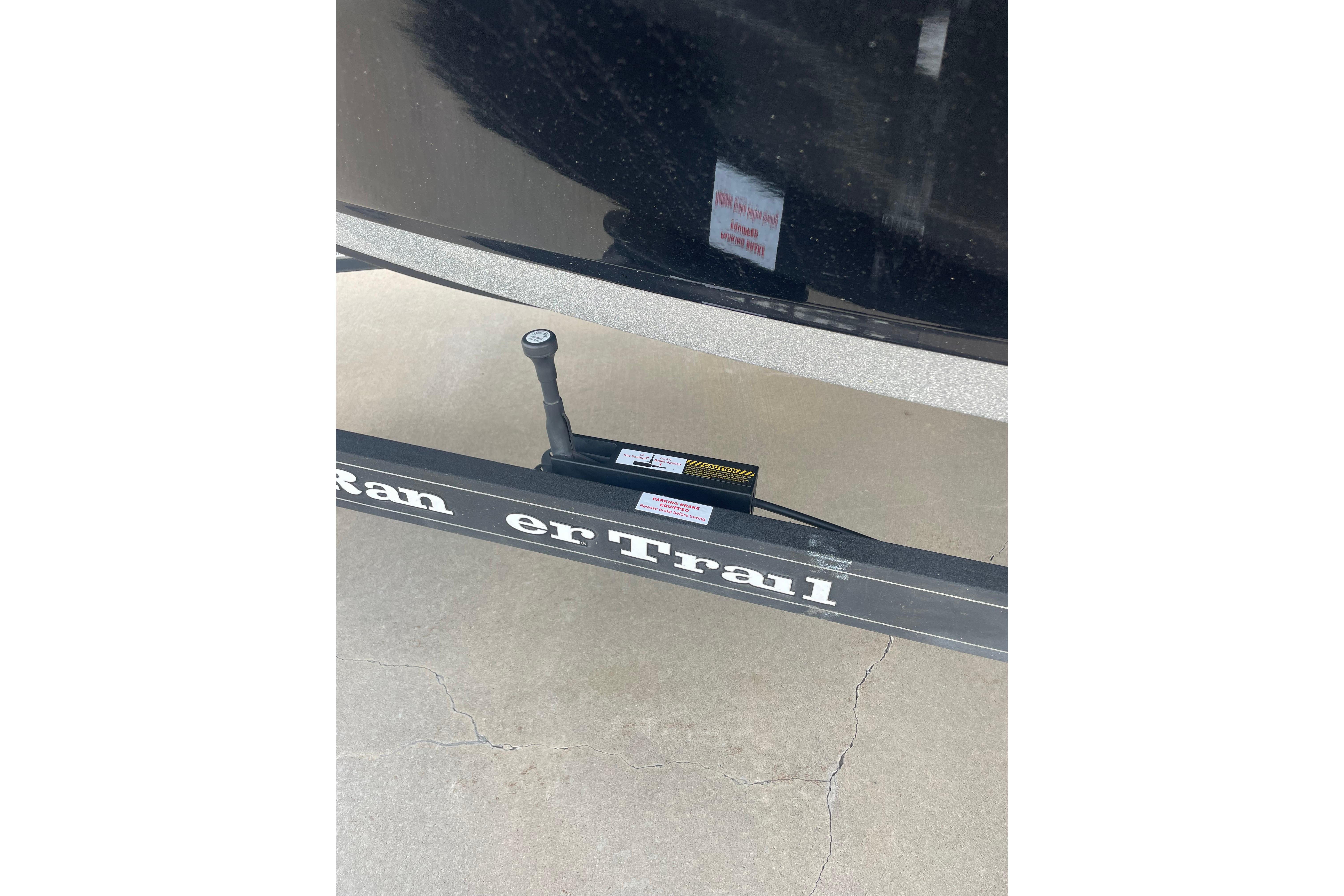 2023 Ranger Z521R boat trailer detail with visible branding and components.
