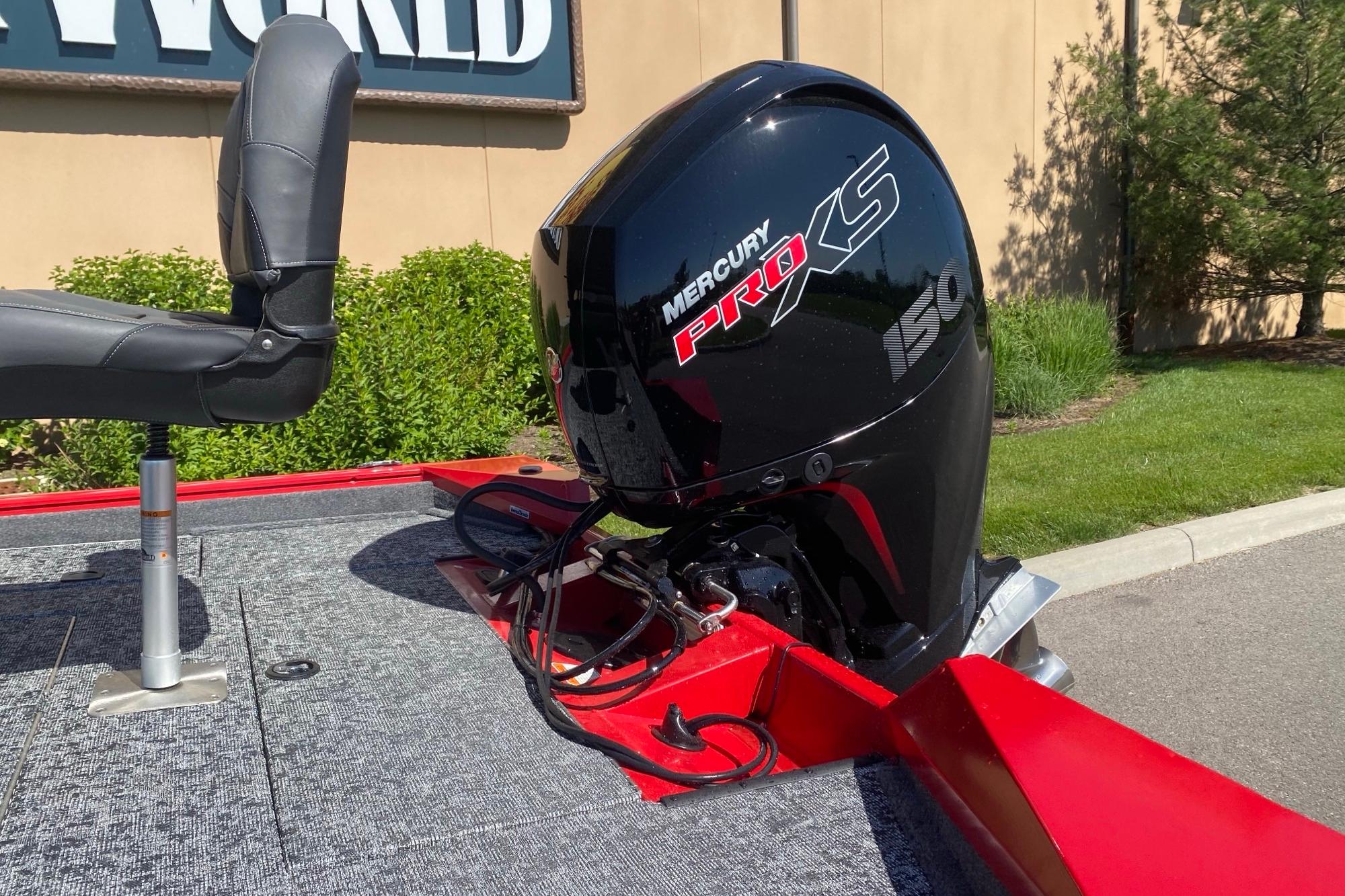 2026 Tracker Pro Team 195 boat with Mercury Pro XS 150 engine.
