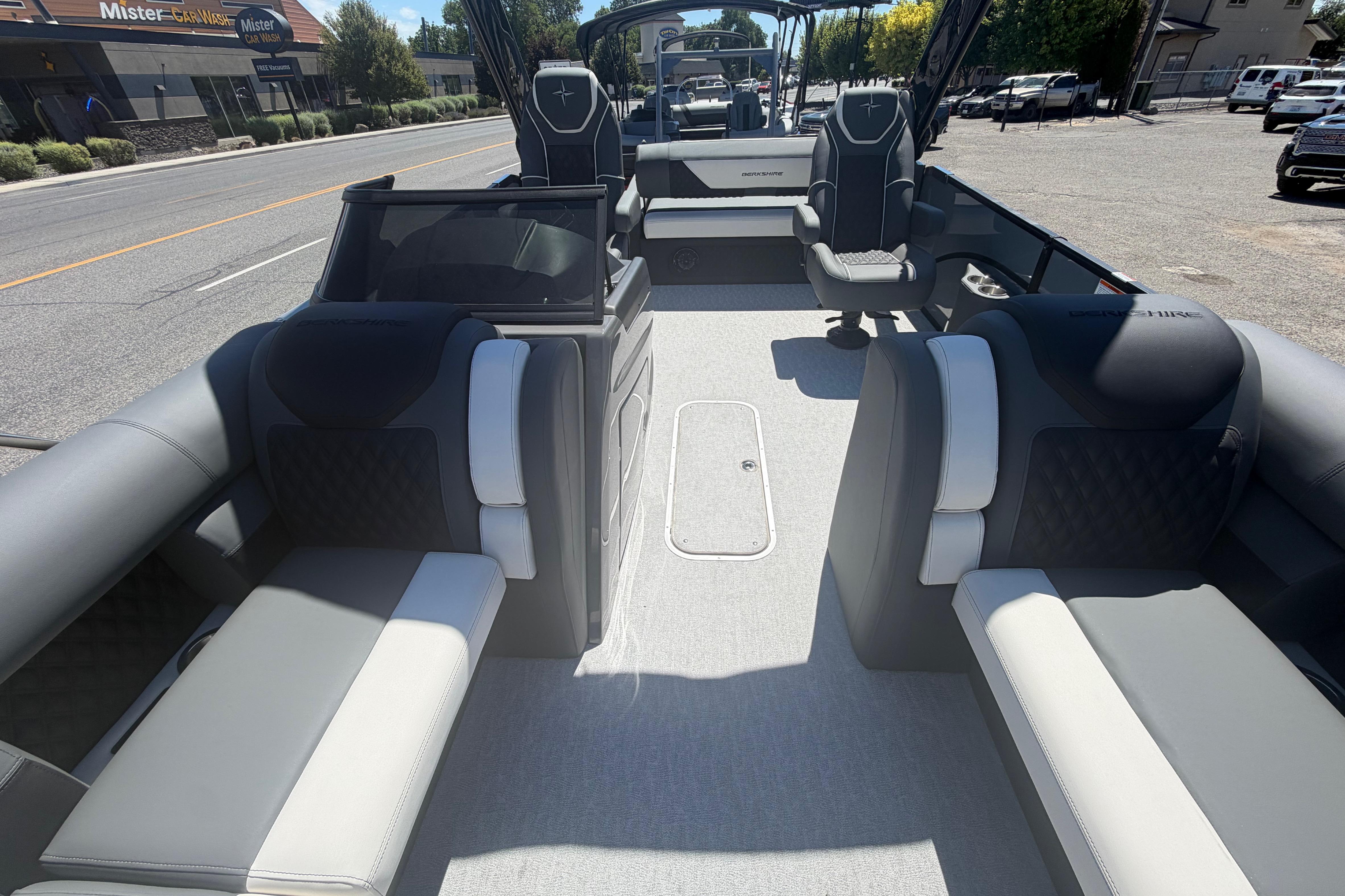 2026 Berkshire STS 23 Ultra Lounger SportArch interior with luxurious seating and modern design.
