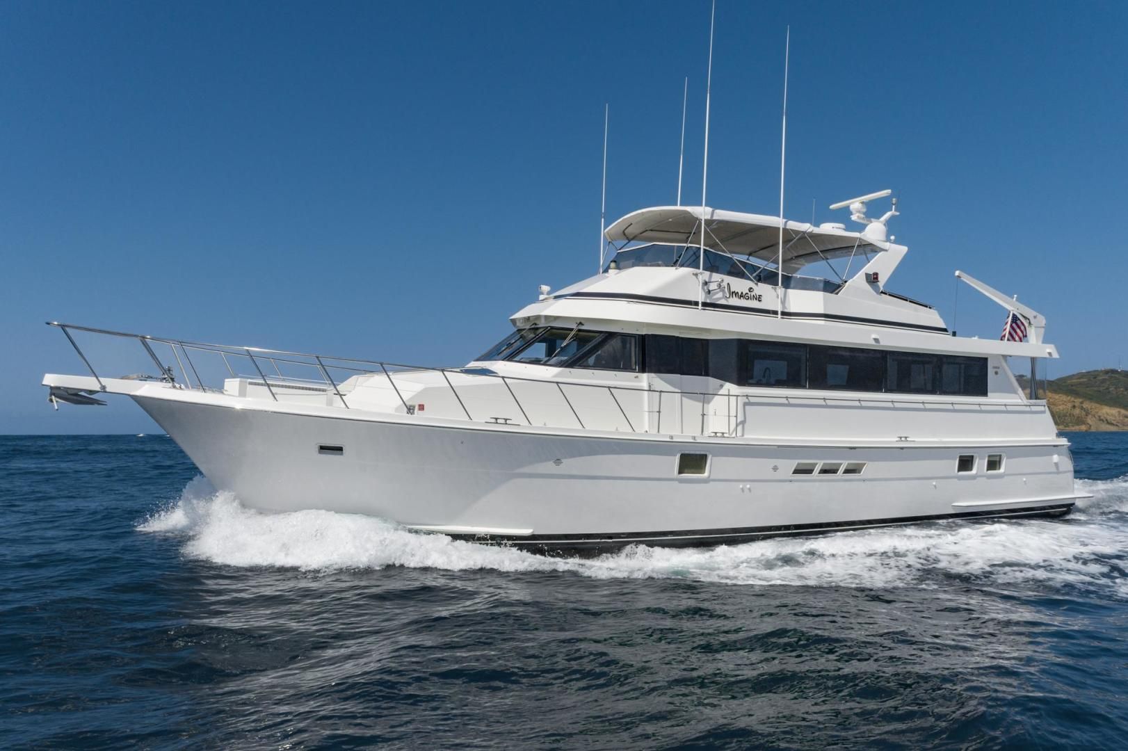 1996 Hatteras Cockpit Motoryacht