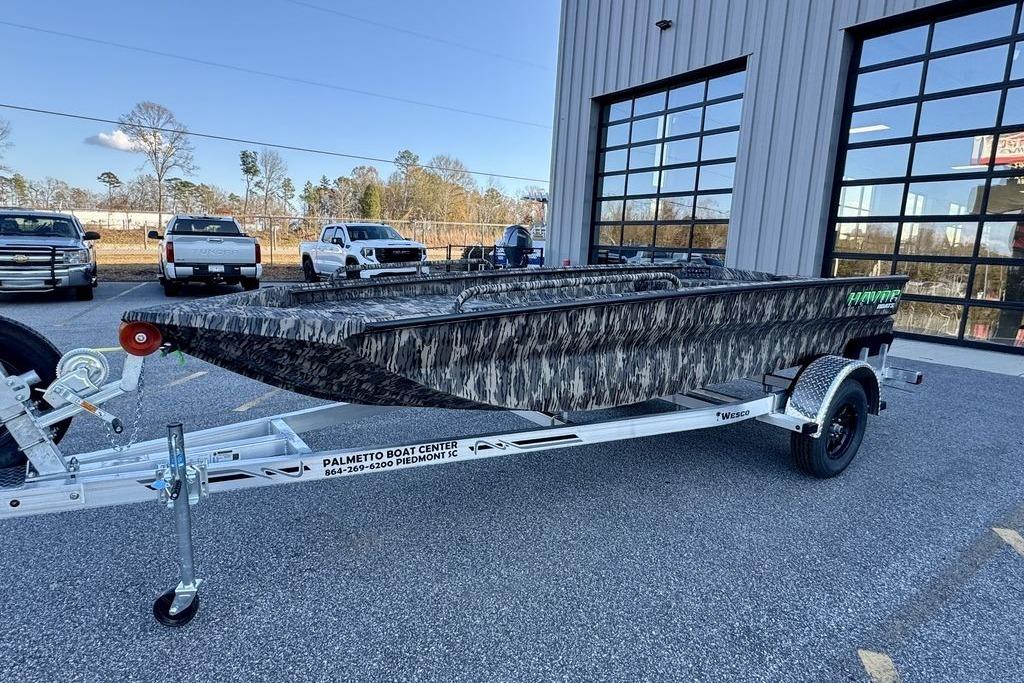 2026 Havoc 1756 boat on trailer at Palmetto Boat Center, Piedmont, SC.