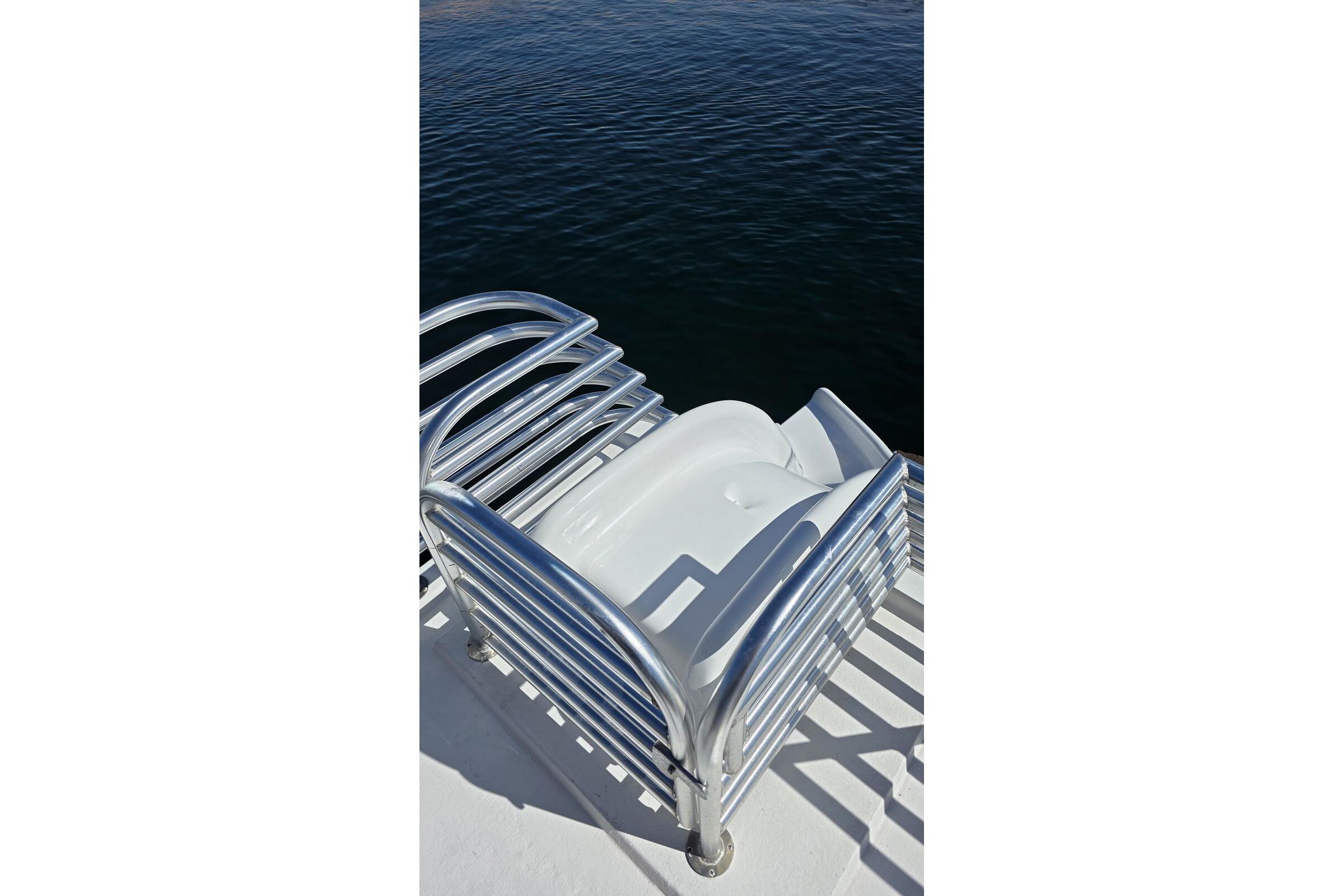 Boat slide with metal rails on Sumerset Excellence Multiple Shares, 2025 model.