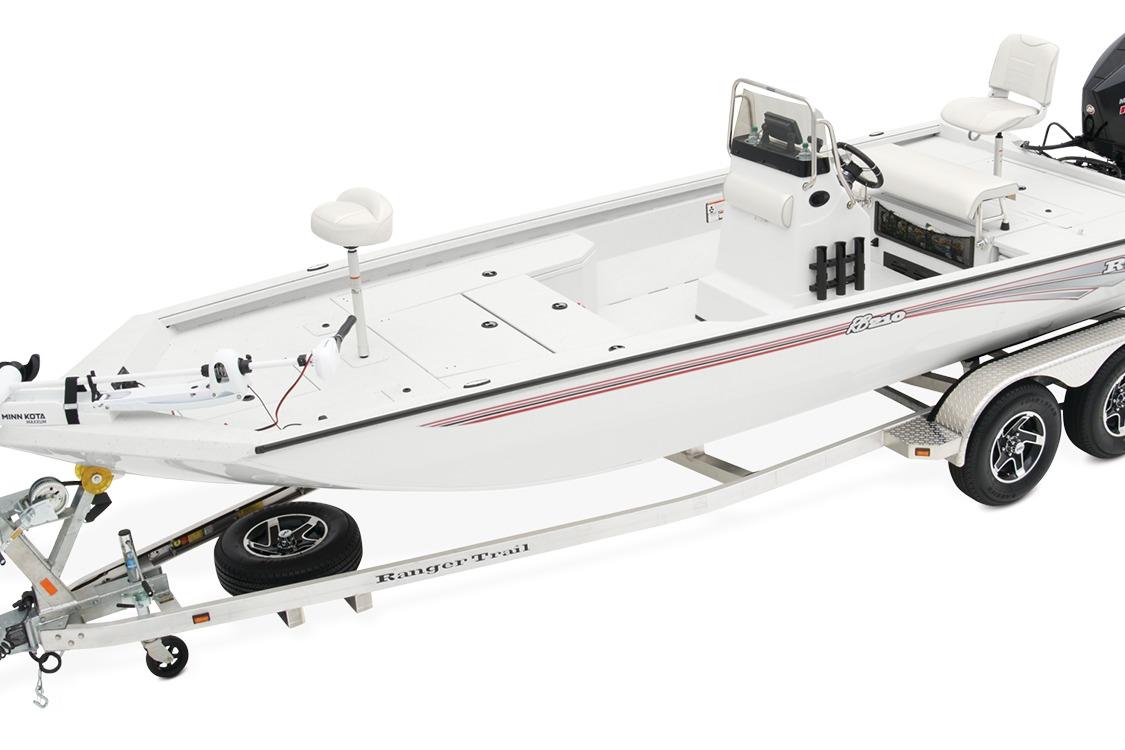Manufacturer Provided Image: 2026 Ranger RB210 boat on trailer, featuring sleek design and modern amenities.