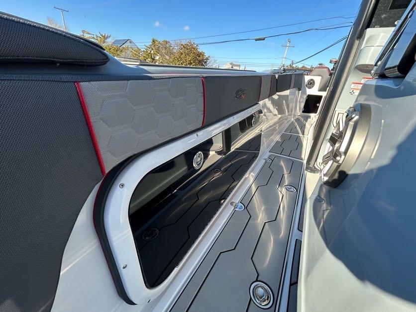 2024 Glasstream 32 GSX boat interior with sleek design and modern detailing.