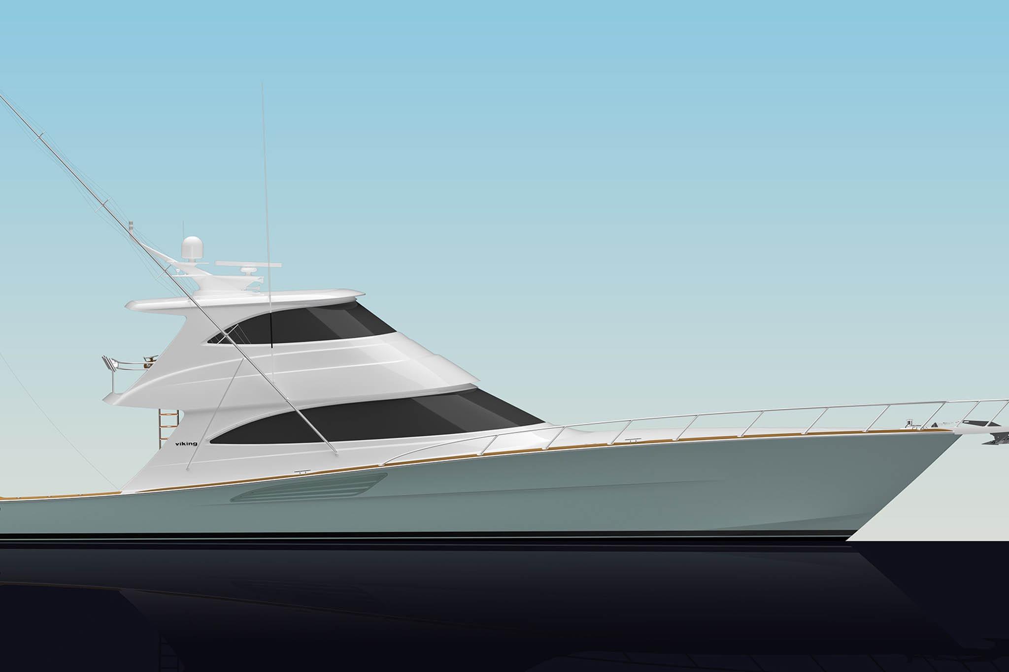 2027 Viking 74 Enclosed Bridge