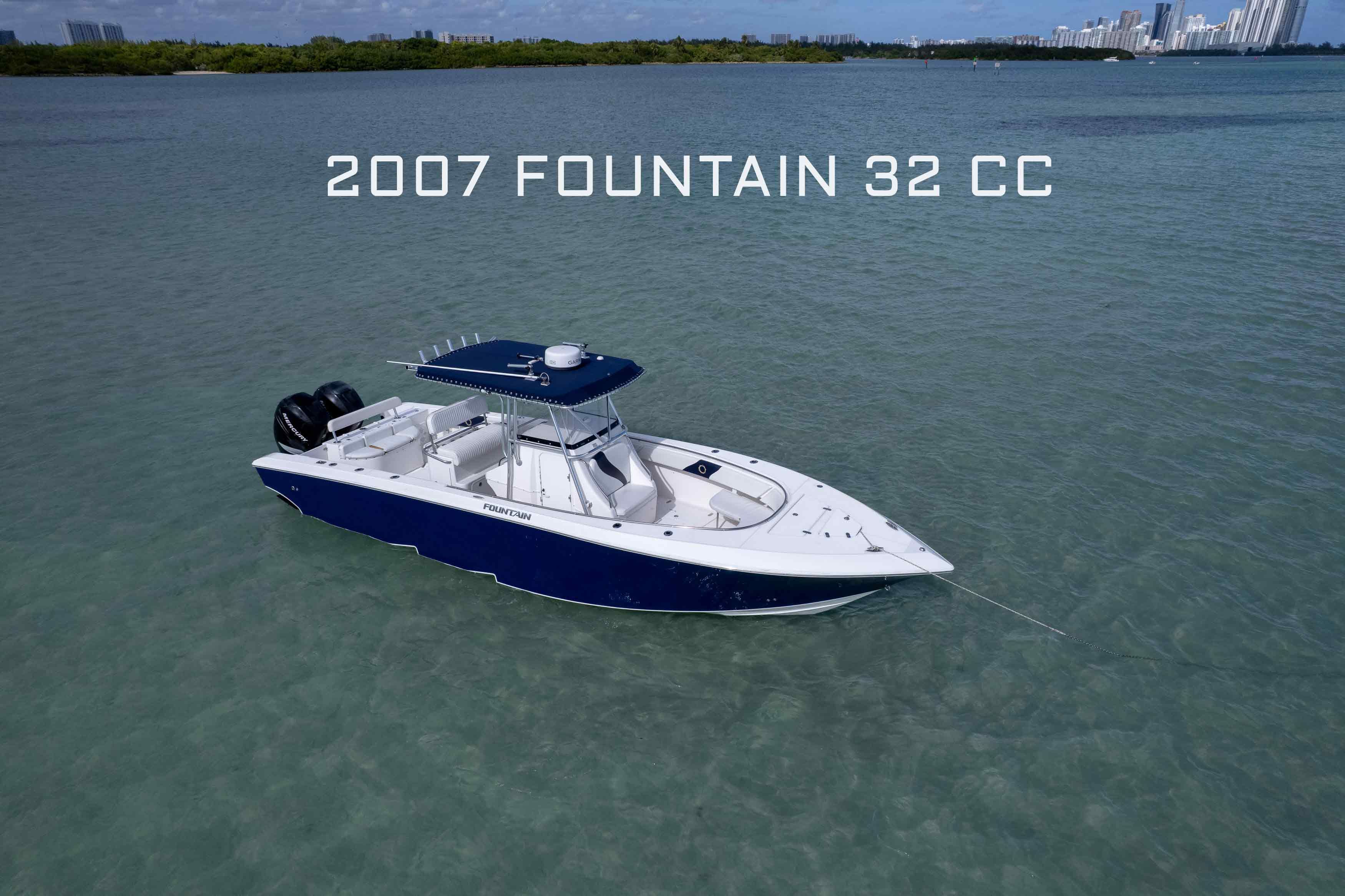 2007 Fountain 32 Center Console