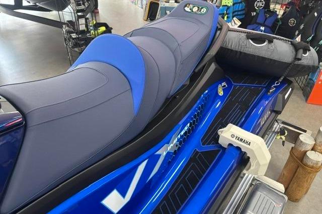 2026 Yamaha WaveRunner VX Limited, blue seat, displayed in showroom.
