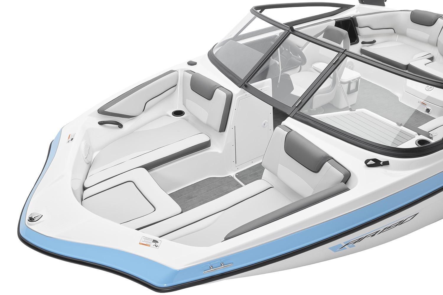 Manufacturer Provided Image: 2026 Yamaha Boats AR190 interior, featuring sleek seating and modern design elements.