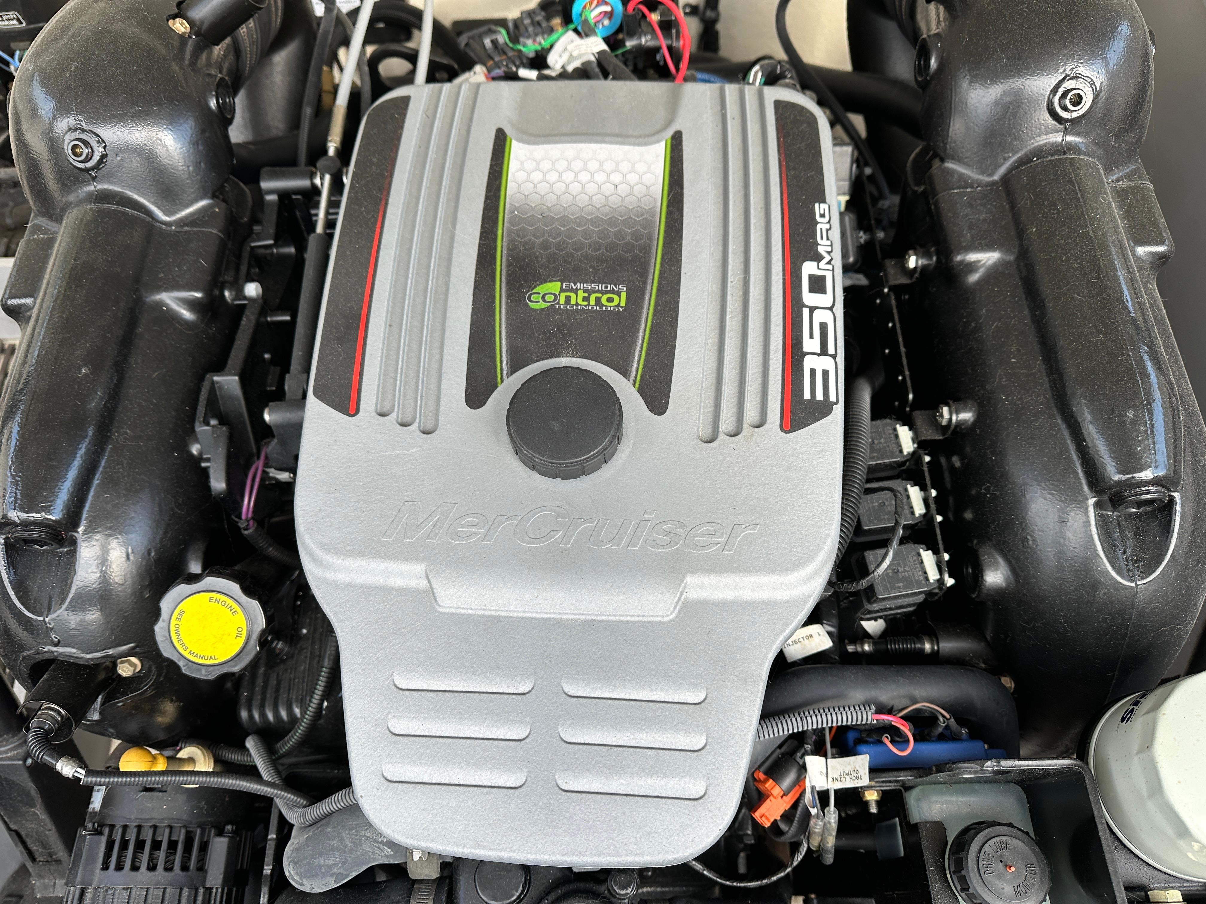 MerCruiser 350 MAG engine in a 2014 Monterey 268 Super Sport boat.