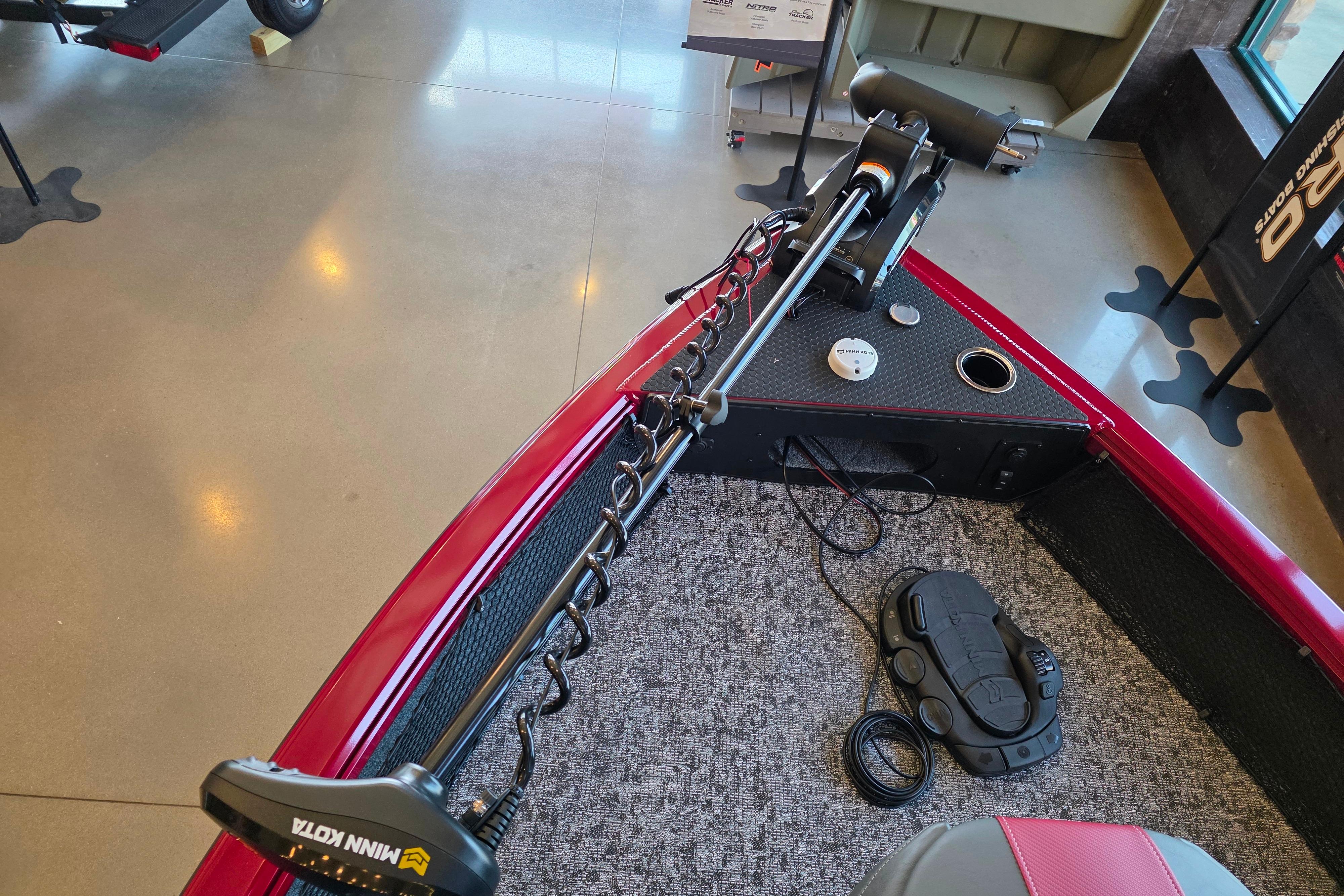 2026 Ranger VS1782SC Reata boat interior with Minn Kota trolling motor.
