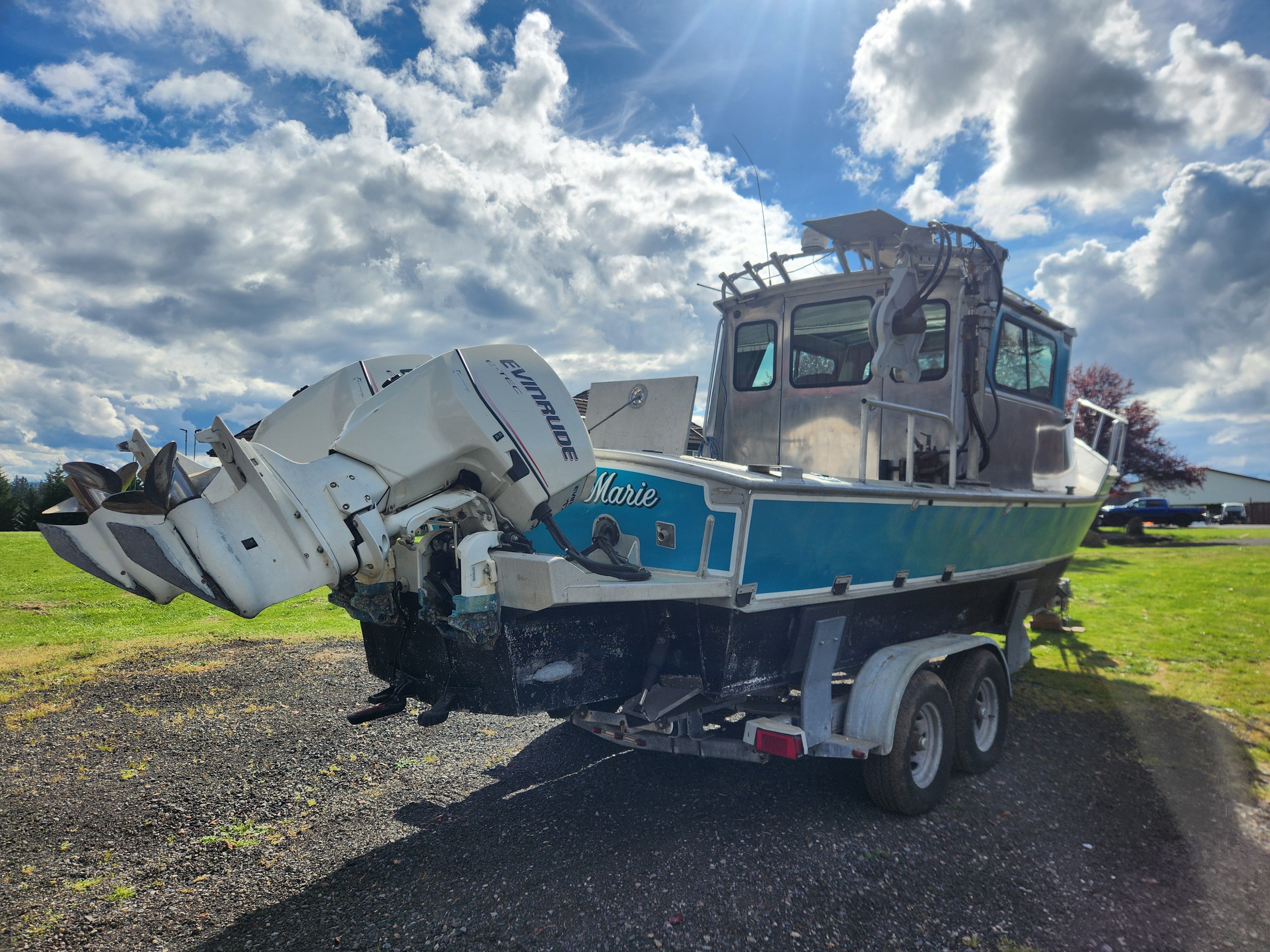 1973 Aluminum Cruiser Fisher boat - 3