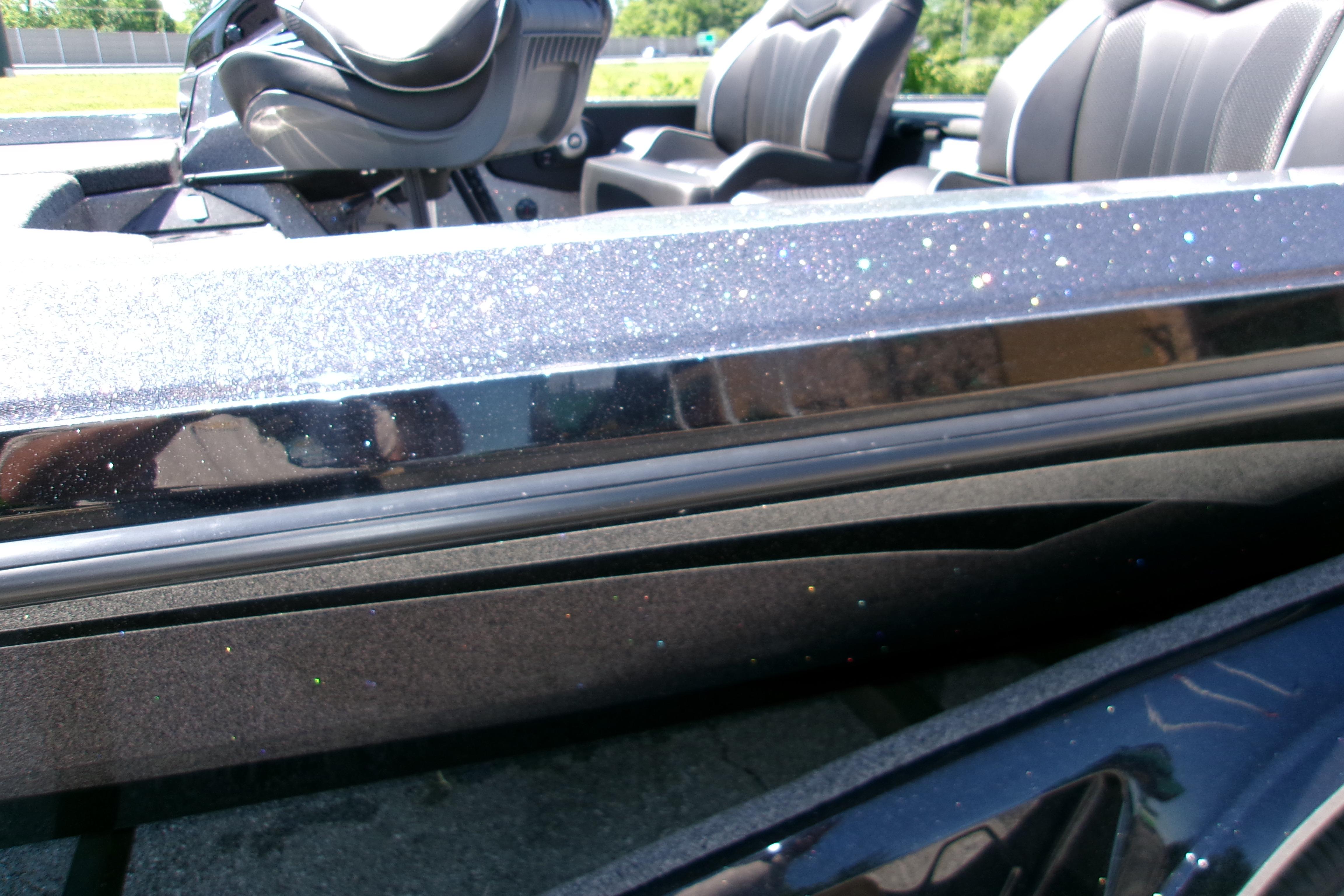 2025 Ranger Z519R Cup-Equipped boat interior with sparkling finish and sleek seating.