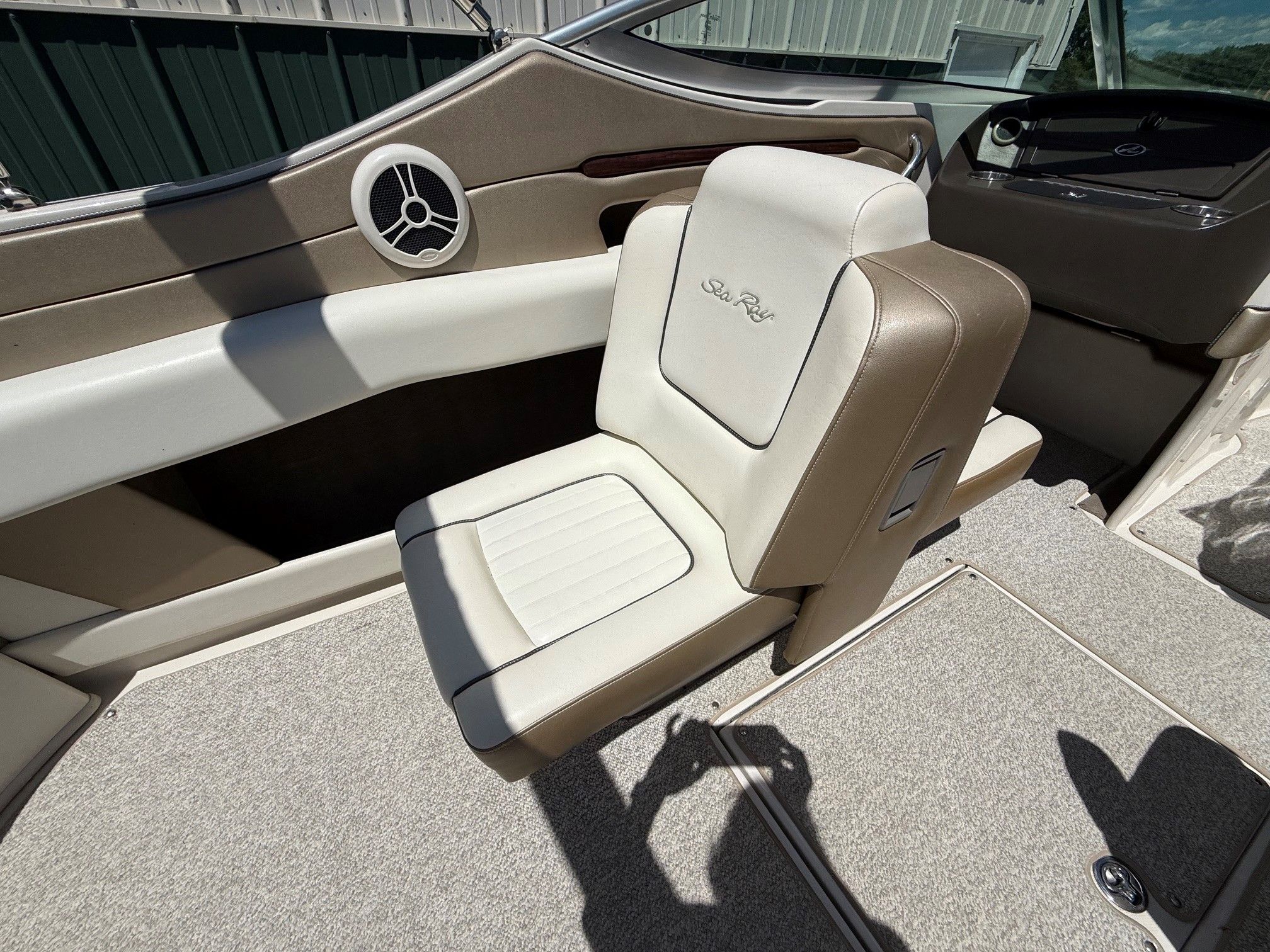 Interior of a 2007 Sea Ray 230 Select boat.
