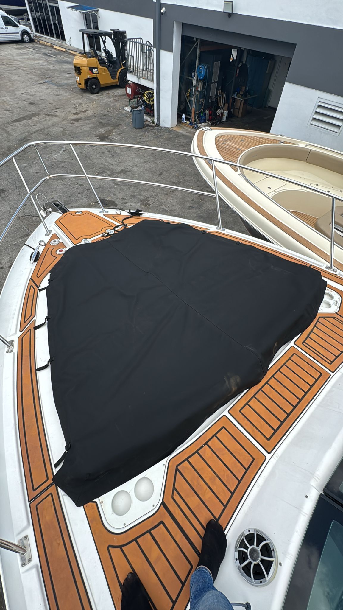 2015 Monterey 360 Sport Coupe with deck cover.