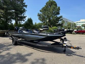 2025 Ranger RT198P boat parked outdoors on a trailer.