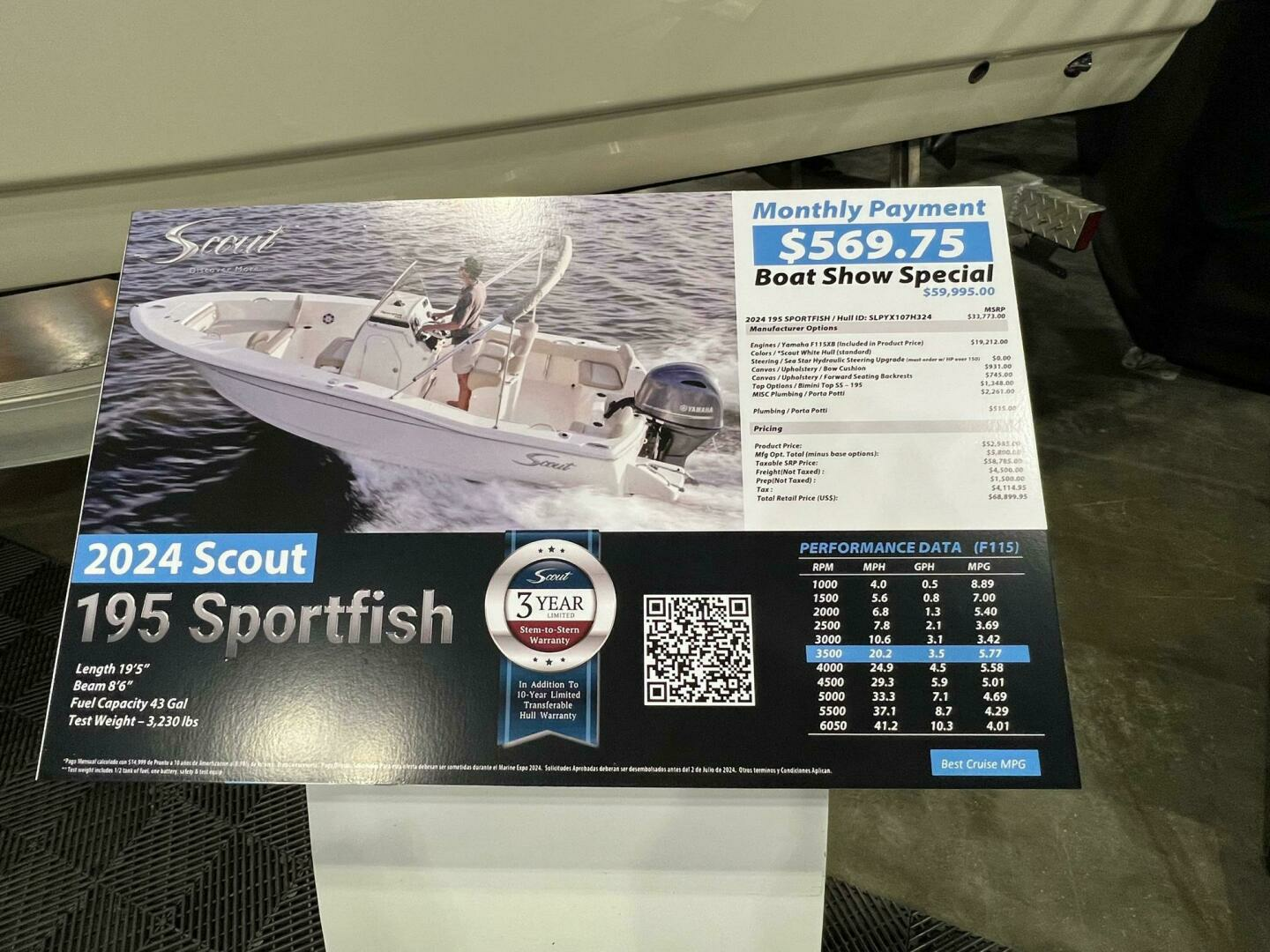 2026 Scout 195 Sportfish - Image 18