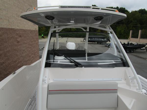 2025 Solara S-250 CW boat with sleek design and spacious deck.