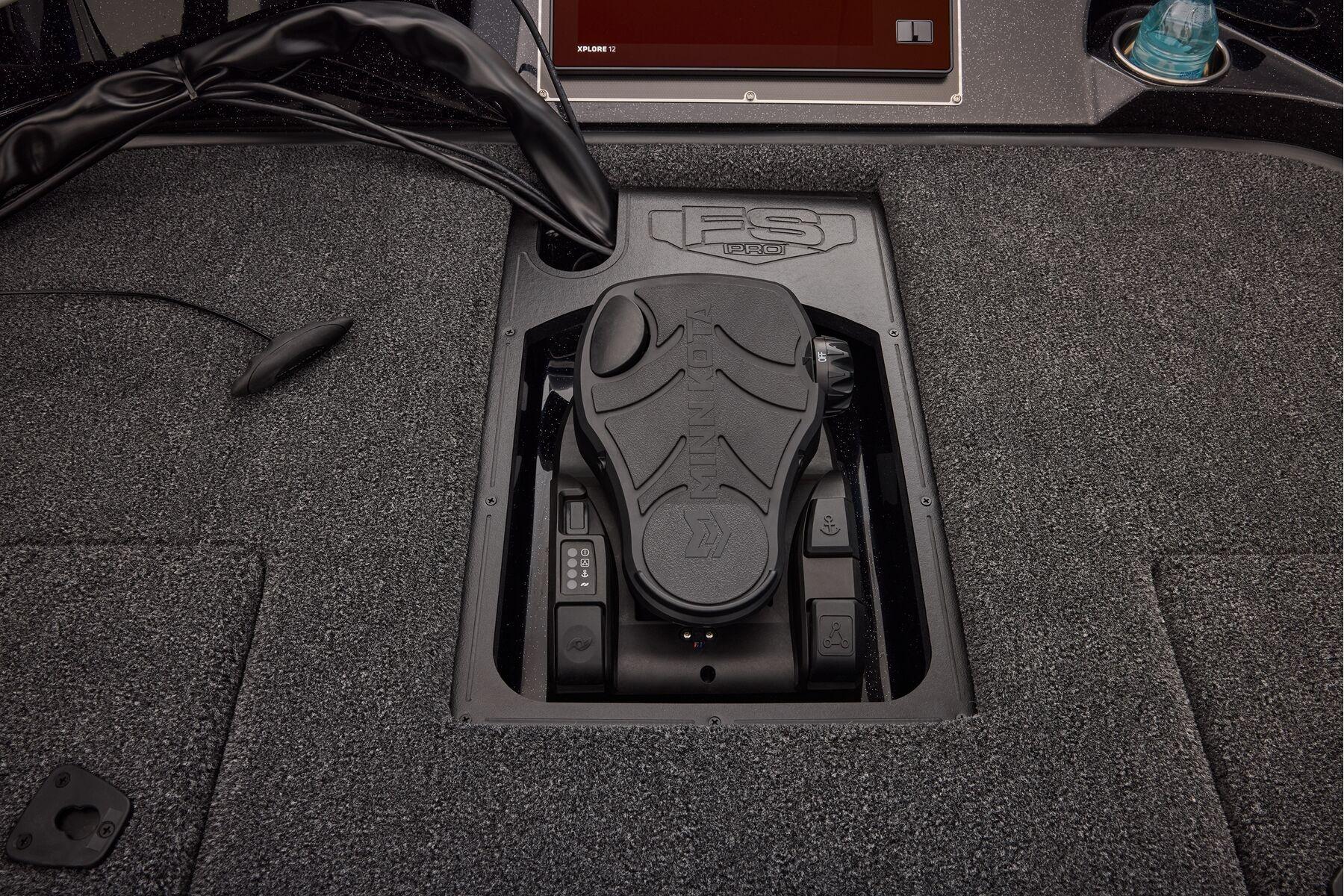 Manufacturer Provided Image: 2026 Ranger 620xFS Pro boat control panel with advanced foot pedal system.