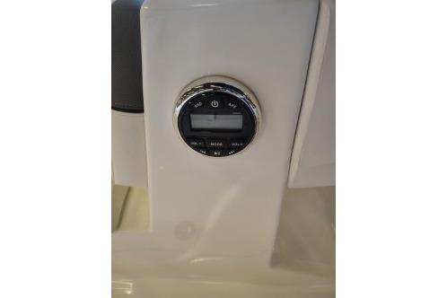 2026 Tahoe T16 dashboard with digital display and control knob.