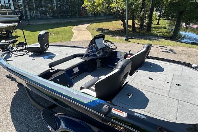 2026 Nitro Z18 Pro fishing boat with spacious deck and modern controls.