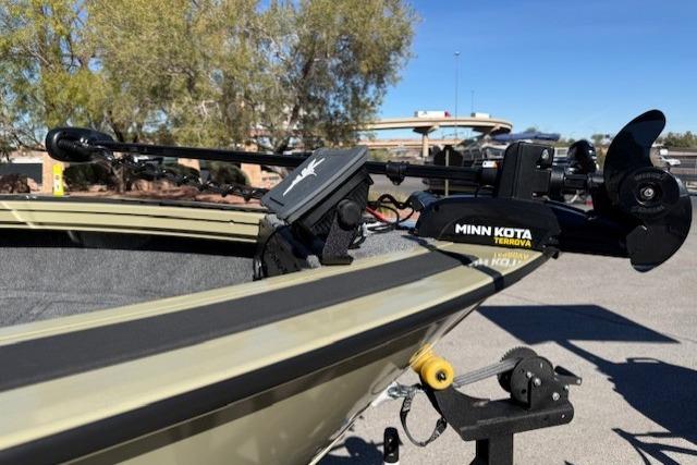 2026 Tracker Targa V-19 WT boat with Minn Kota Terrova trolling motor.