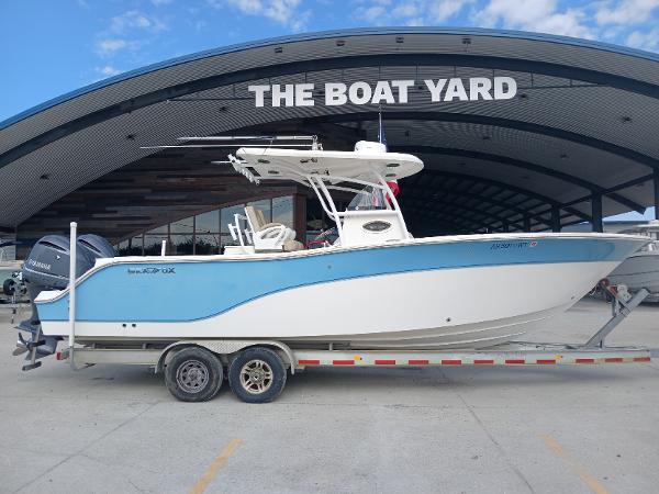 2015 Sea Fox 286 Commander boat on trailer at The Boat Yard.