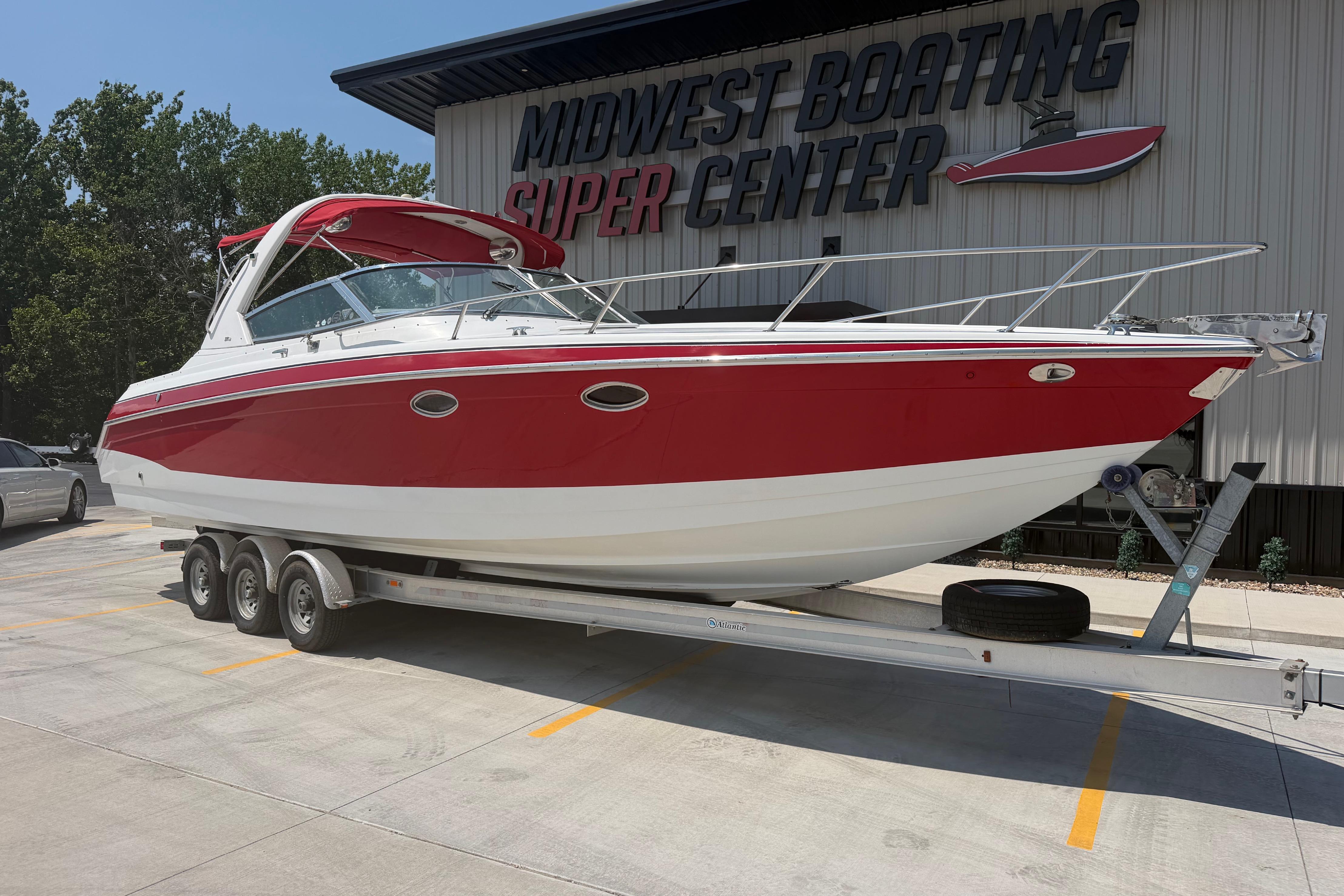 2006 Formula 330 Sun Sport boat on trailer at Midwest Boating Super Center.