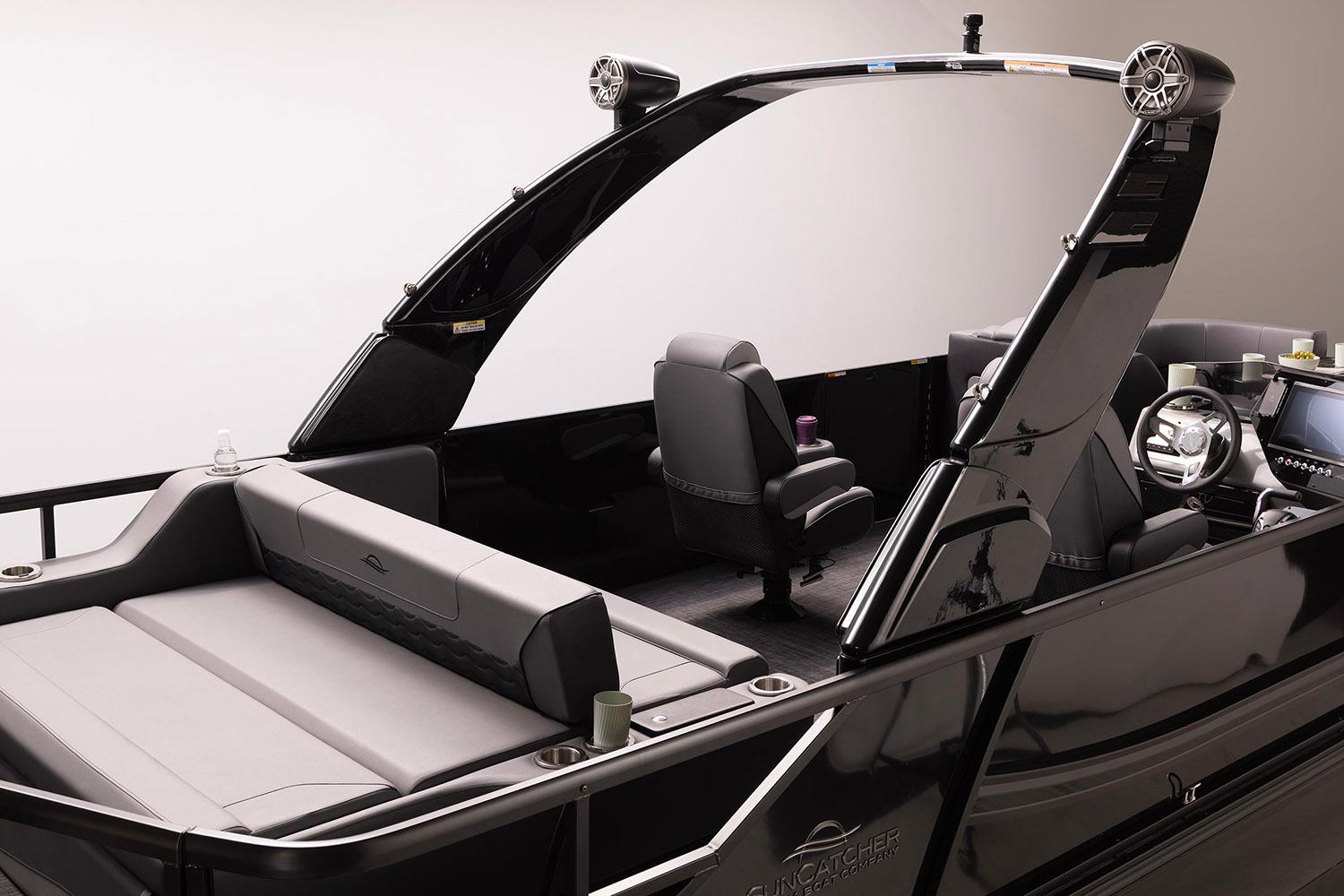 Manufacturer Provided Image: 2026 SunCatcher Diamond Elite 326 SL boat interior with sleek design and modern features.