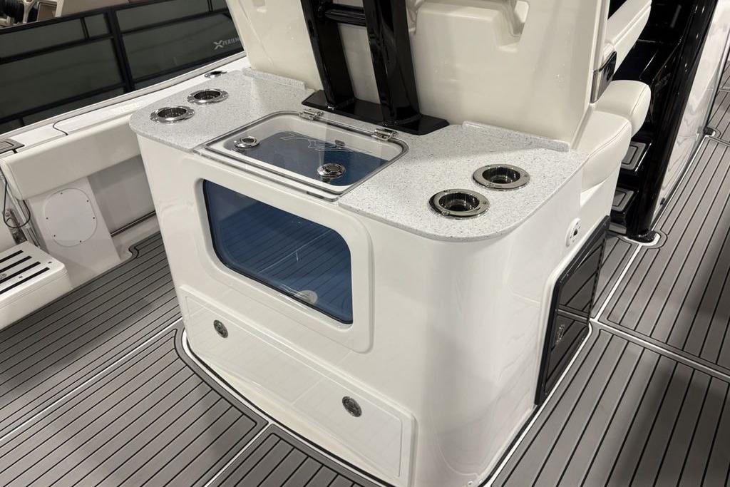 2026 Tidewater 3100 Carolina Bay boat interior with sleek design and modern amenities.
