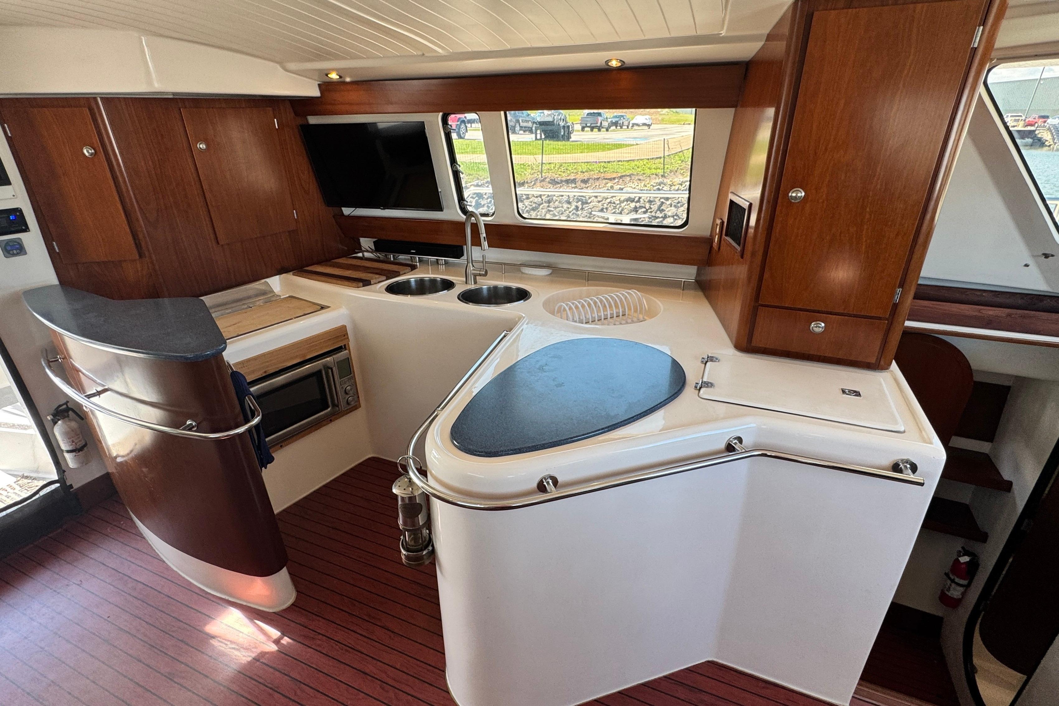 Galley Looking Port