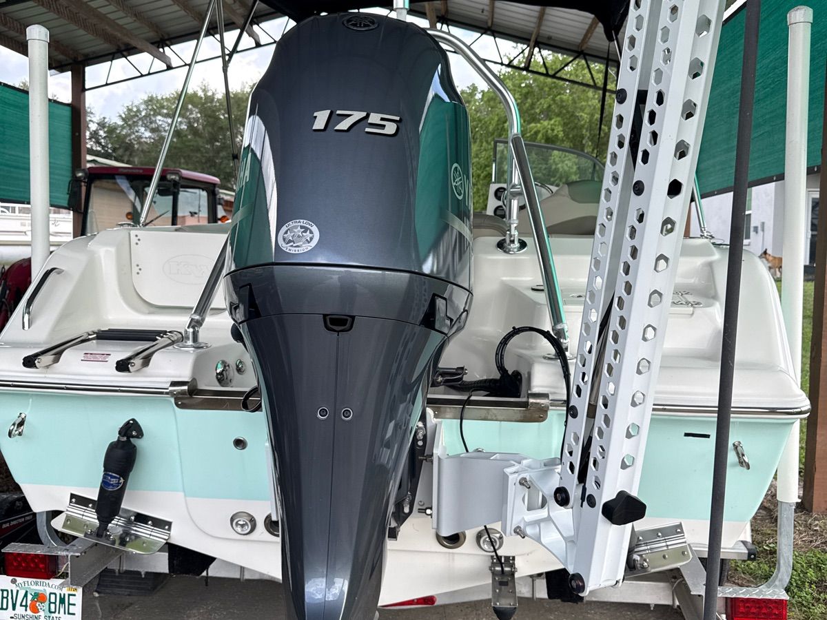 2023 Key West 203 DFS boat with 175 HP outboard motor.