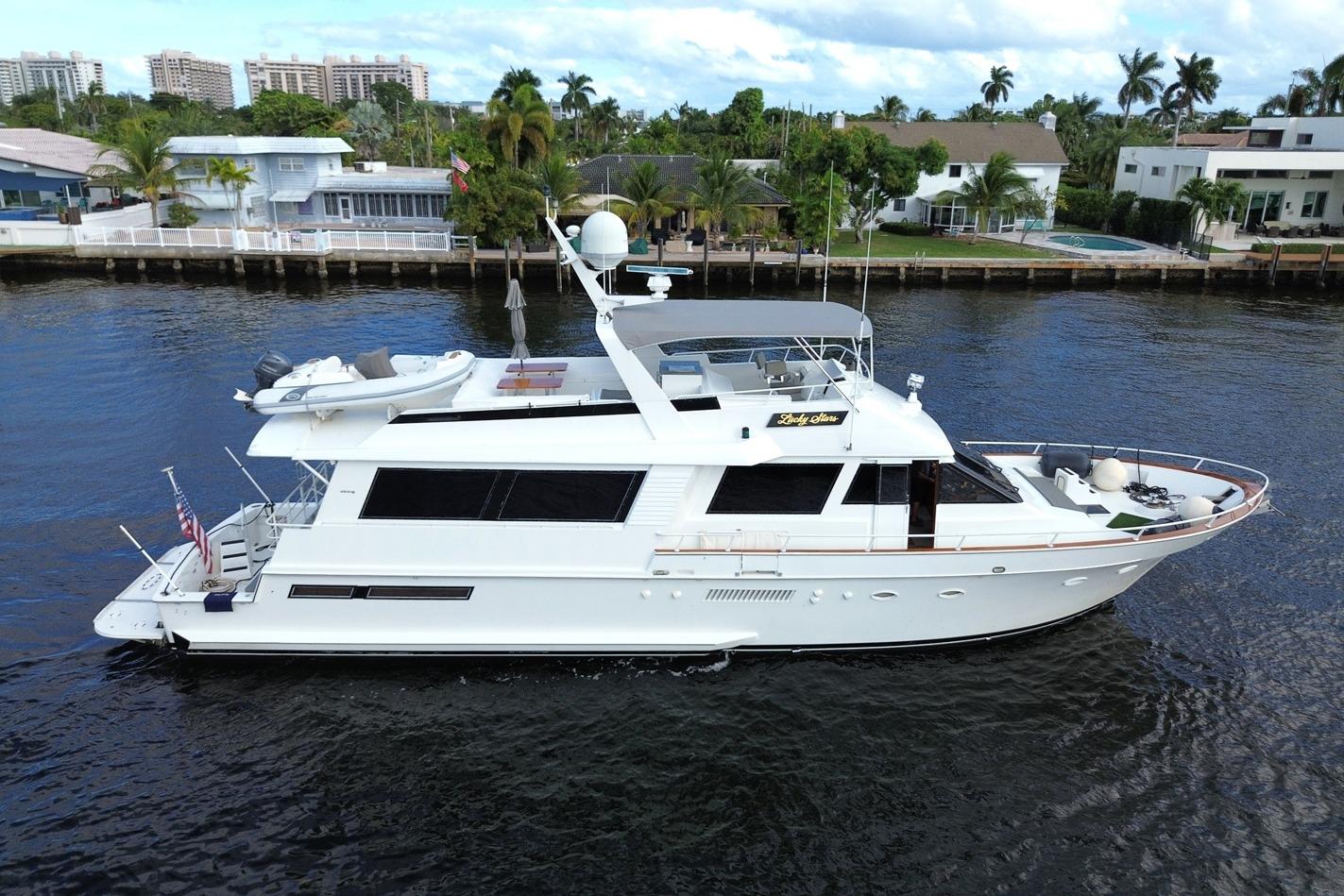 1990 Viking 72 Cockpit Motor Yacht