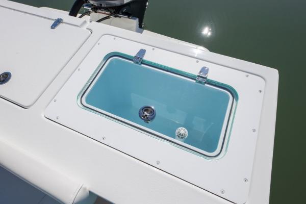 Manufacturer Provided Image: Livewell on a 2021 Parker 2520 XLD Sport Cabin boat.