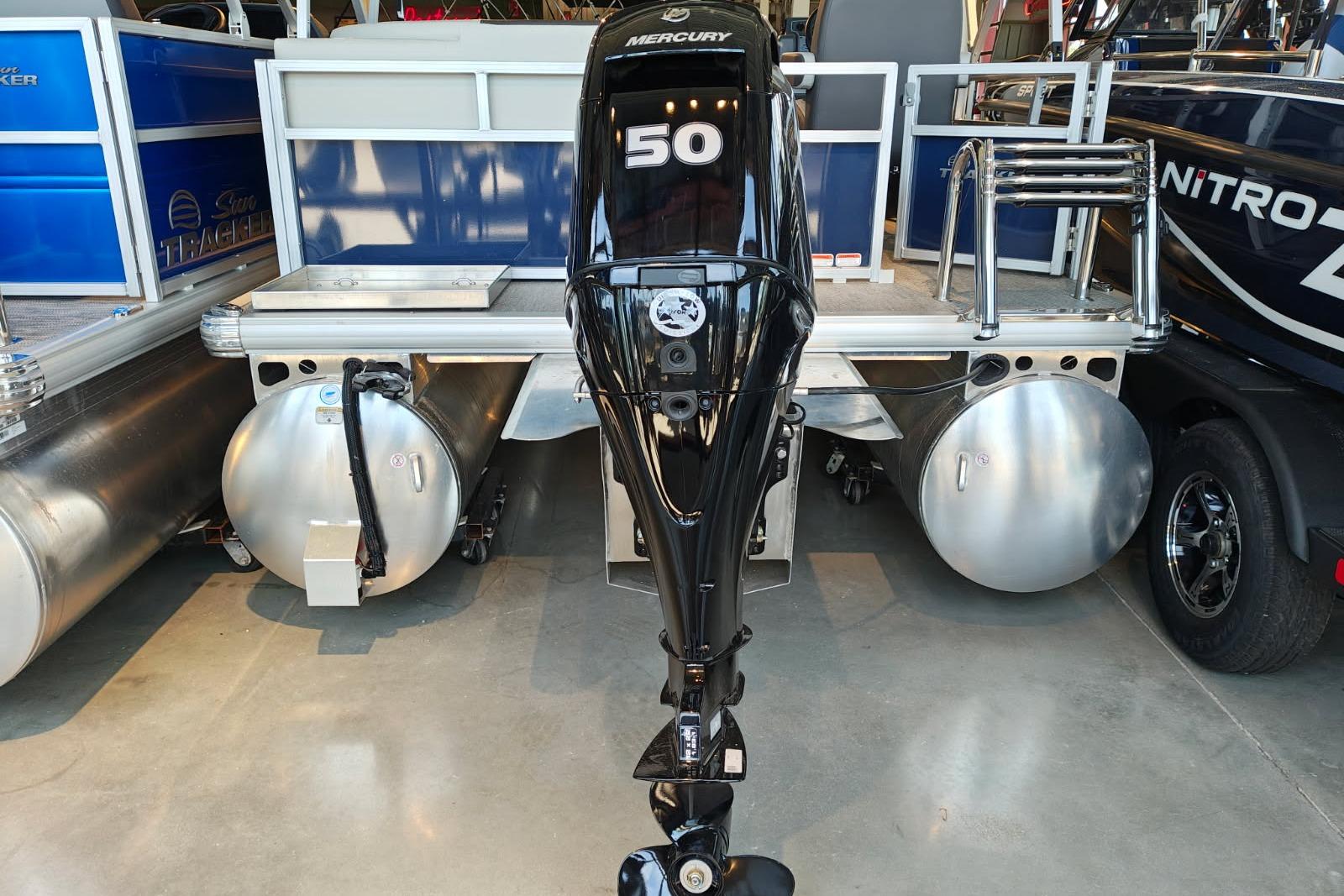 2026 Sun Tracker Bass Buggy 16 XL Select with Mercury 50 outboard motor.