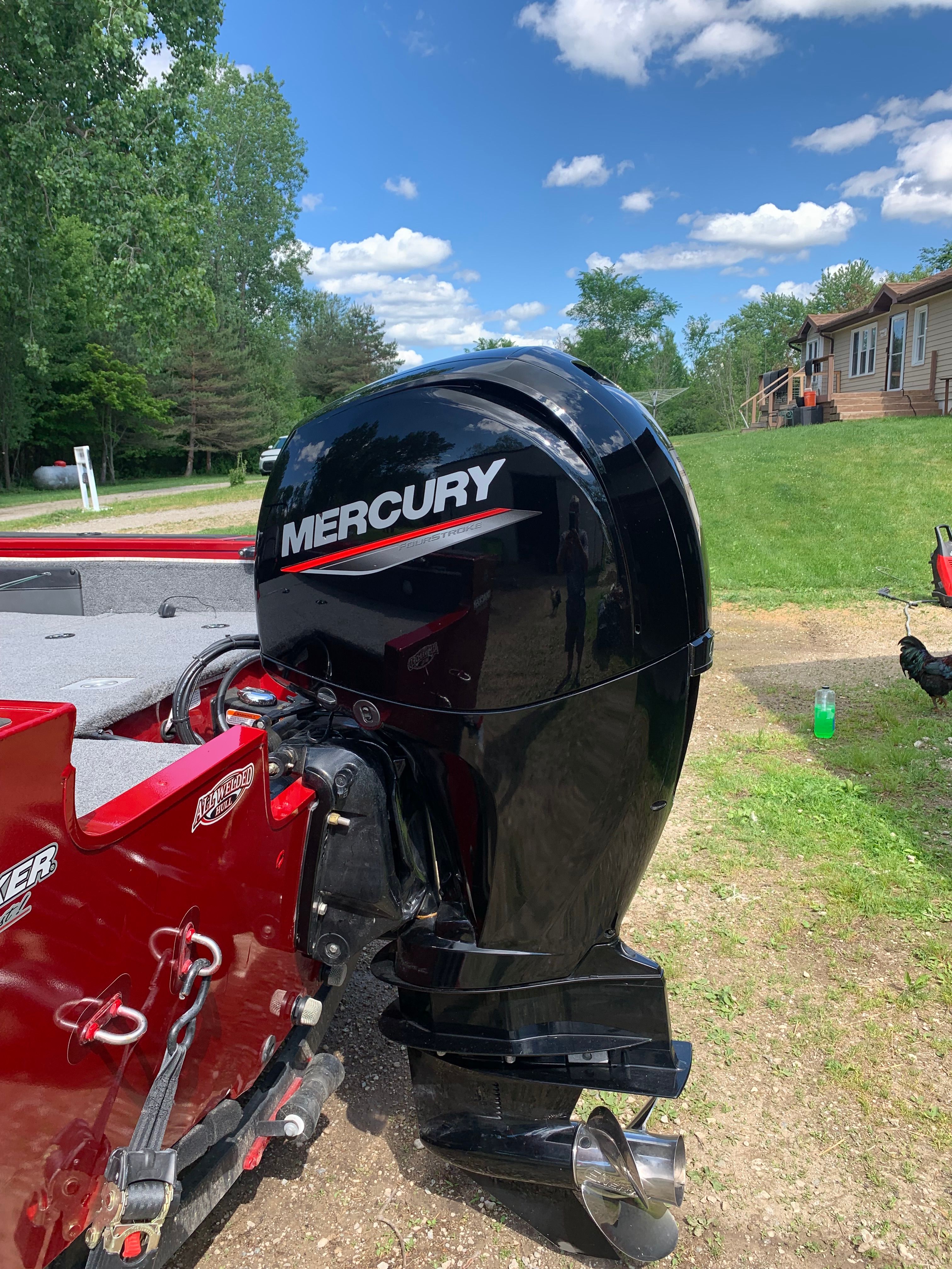 2022 Tracker Targa V-19 WT with Mercury outboard motor.