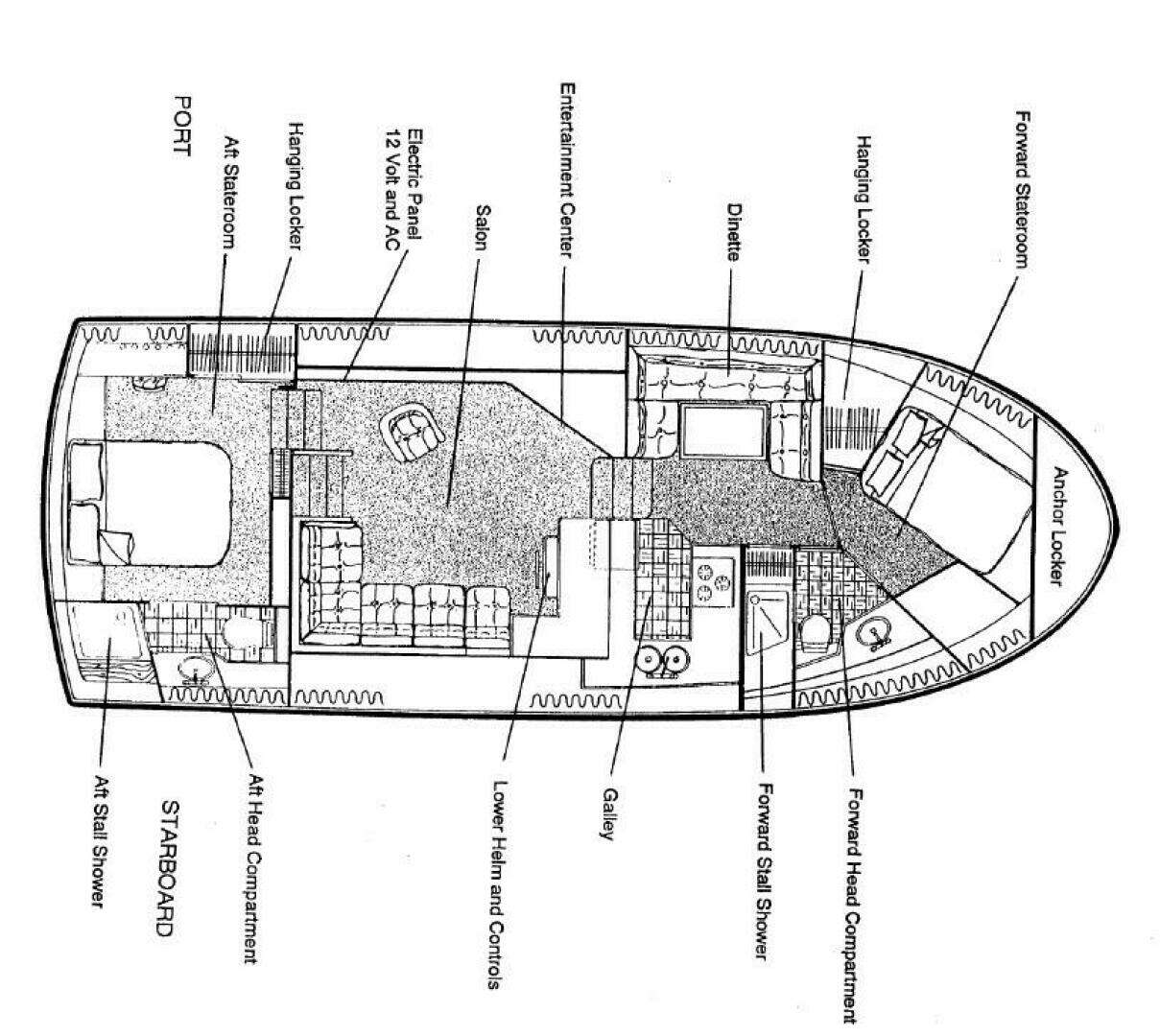 1995 Carver 440 Aft Cabin - Image 86