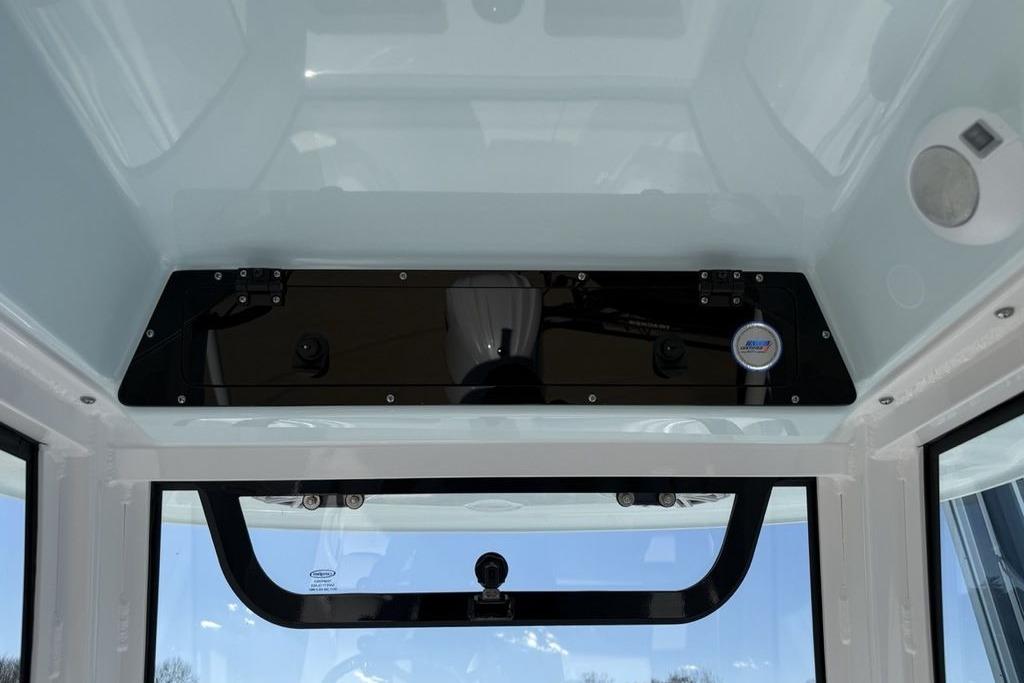2026 Sportsman Open 232 Center Console interior view, featuring sleek design and modern controls.