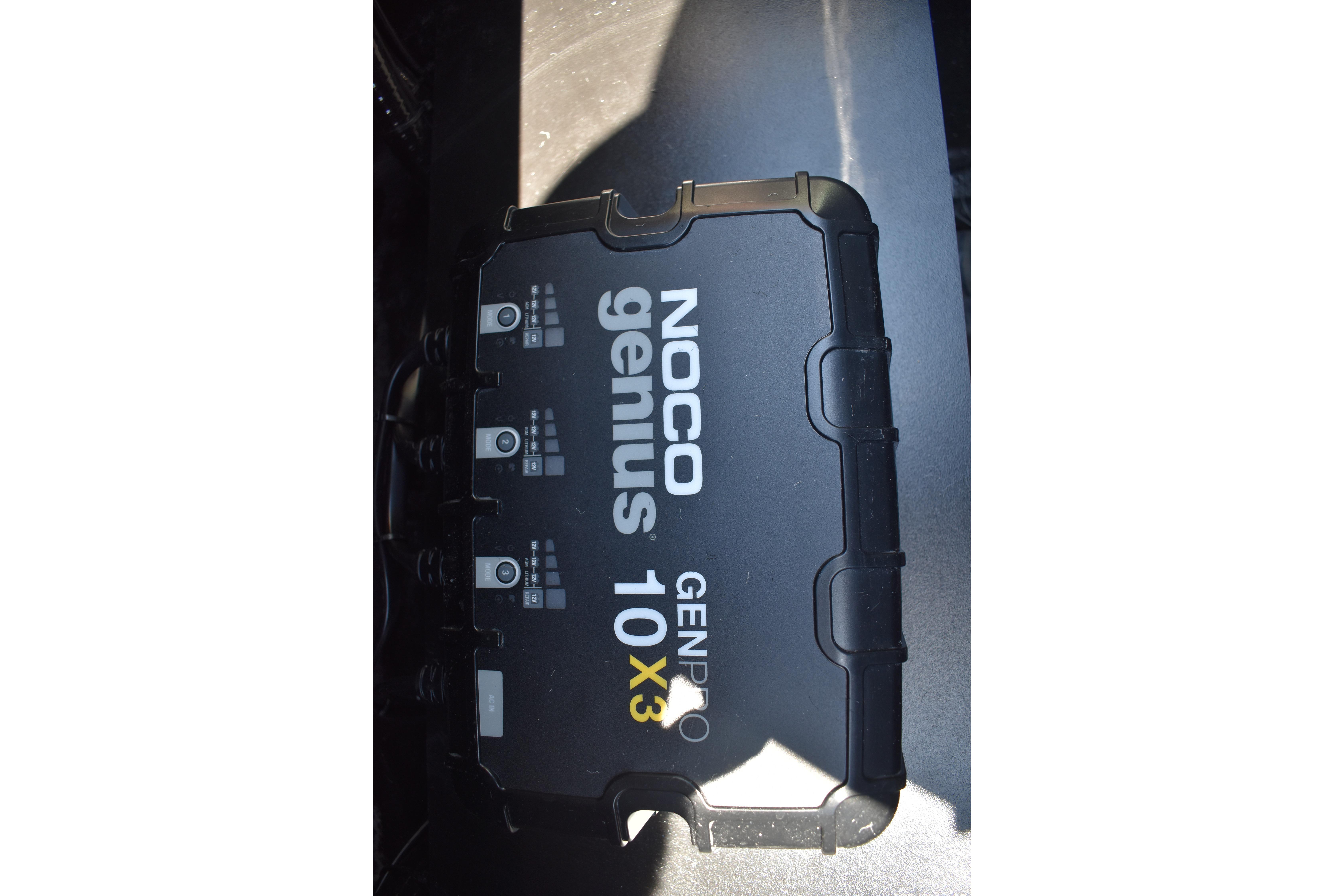 NOCO Genius GENPRO 10X3 charger in 2026 Triton 179 TrX boat.