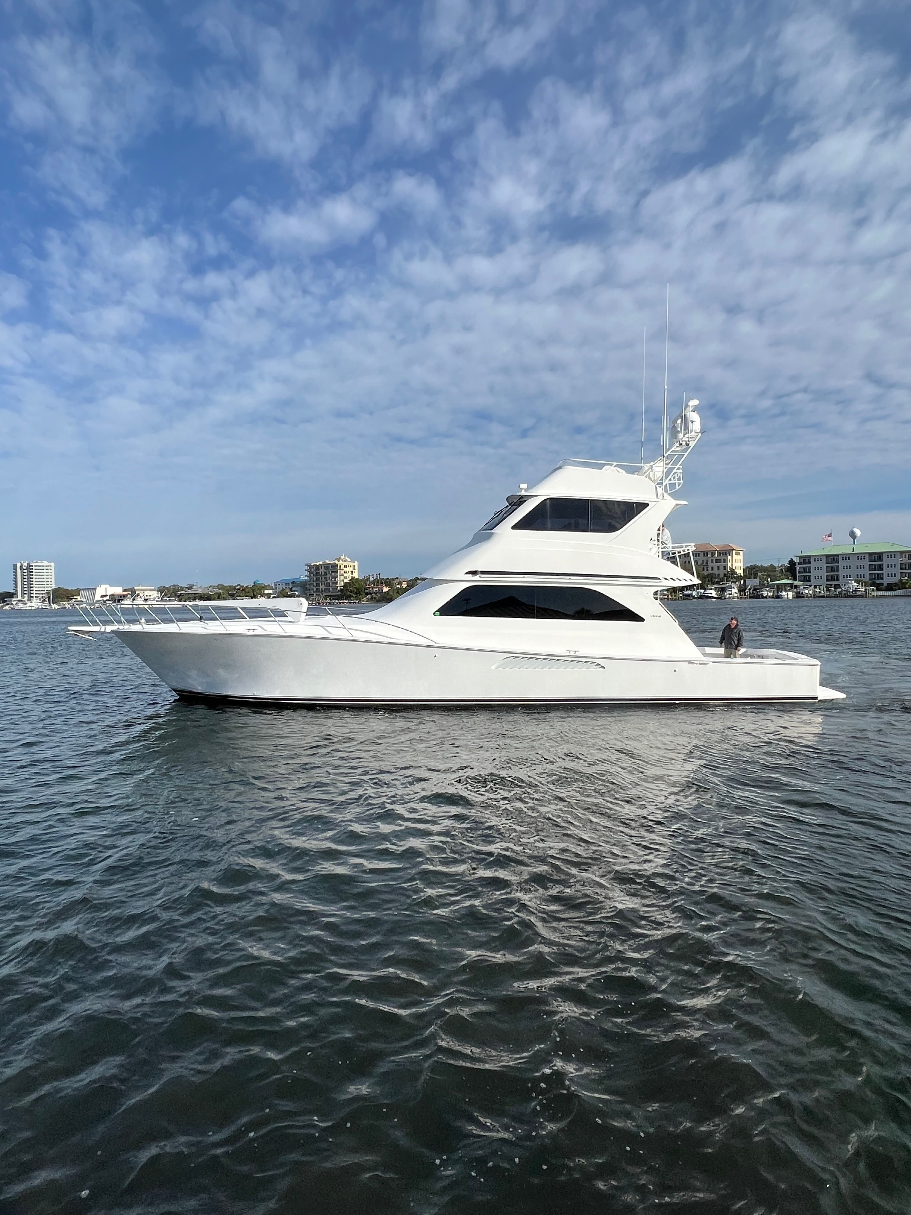 2002 Viking 61 Enclosed Bridge - 20